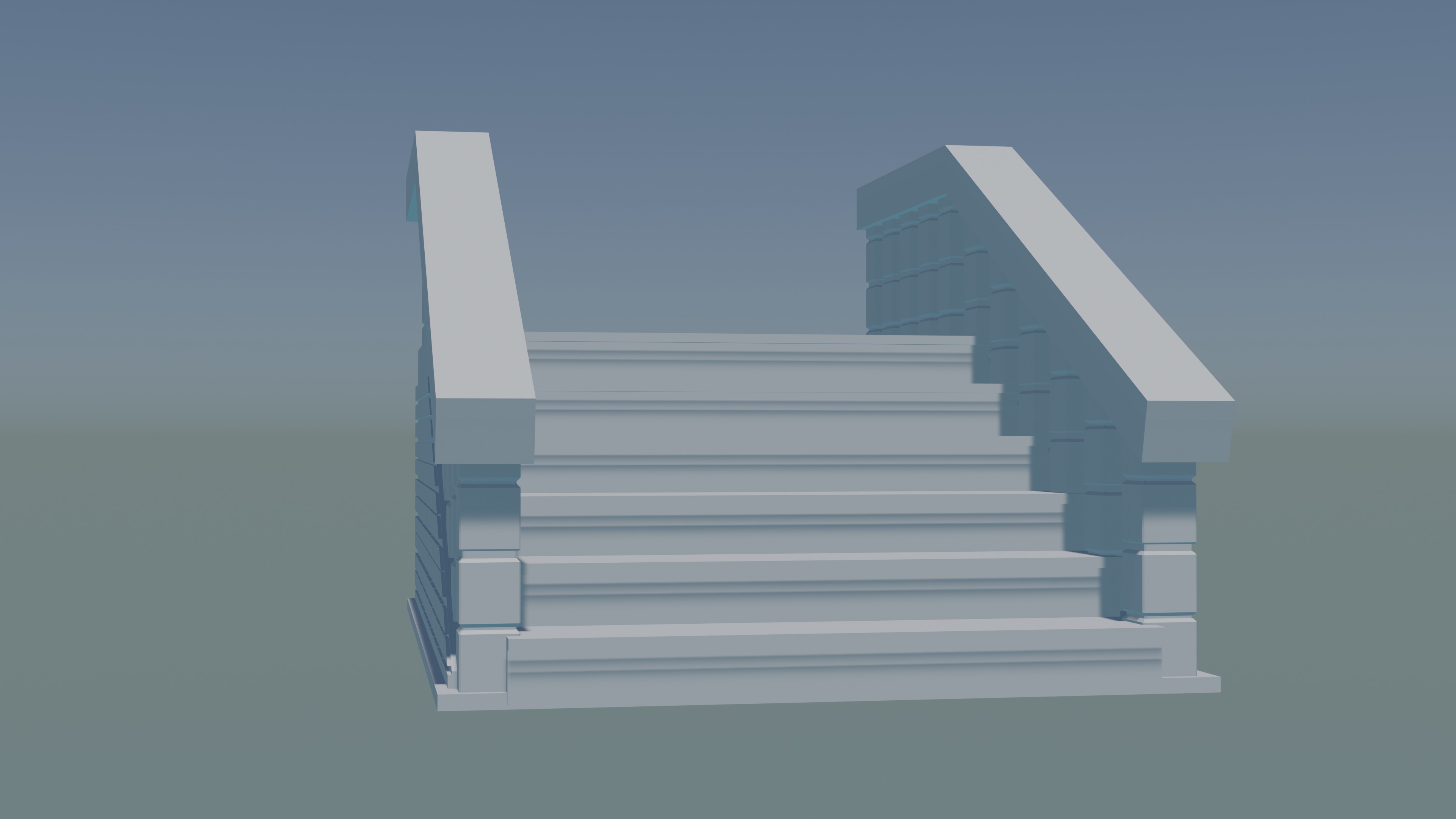 Staircase 3D print model_2