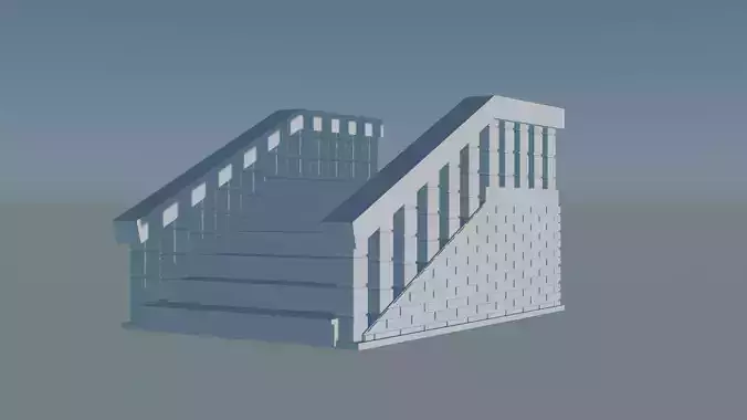 Staircase 3D print model
