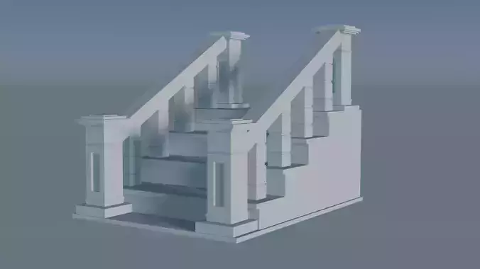 Staircase 3D print model