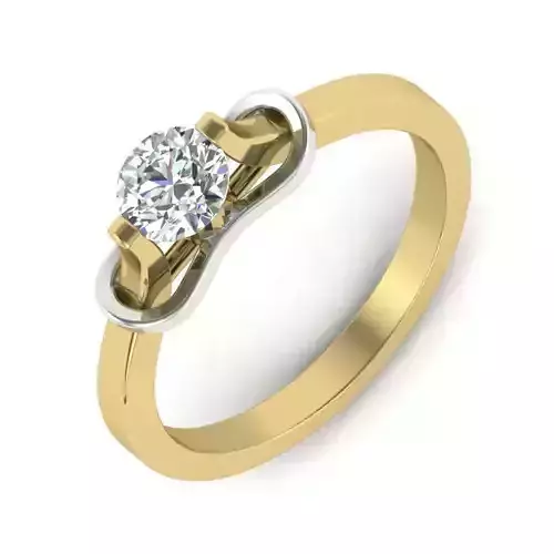 Women Diamond Ring 3dm STL  Render Details - PR-066 DIA
