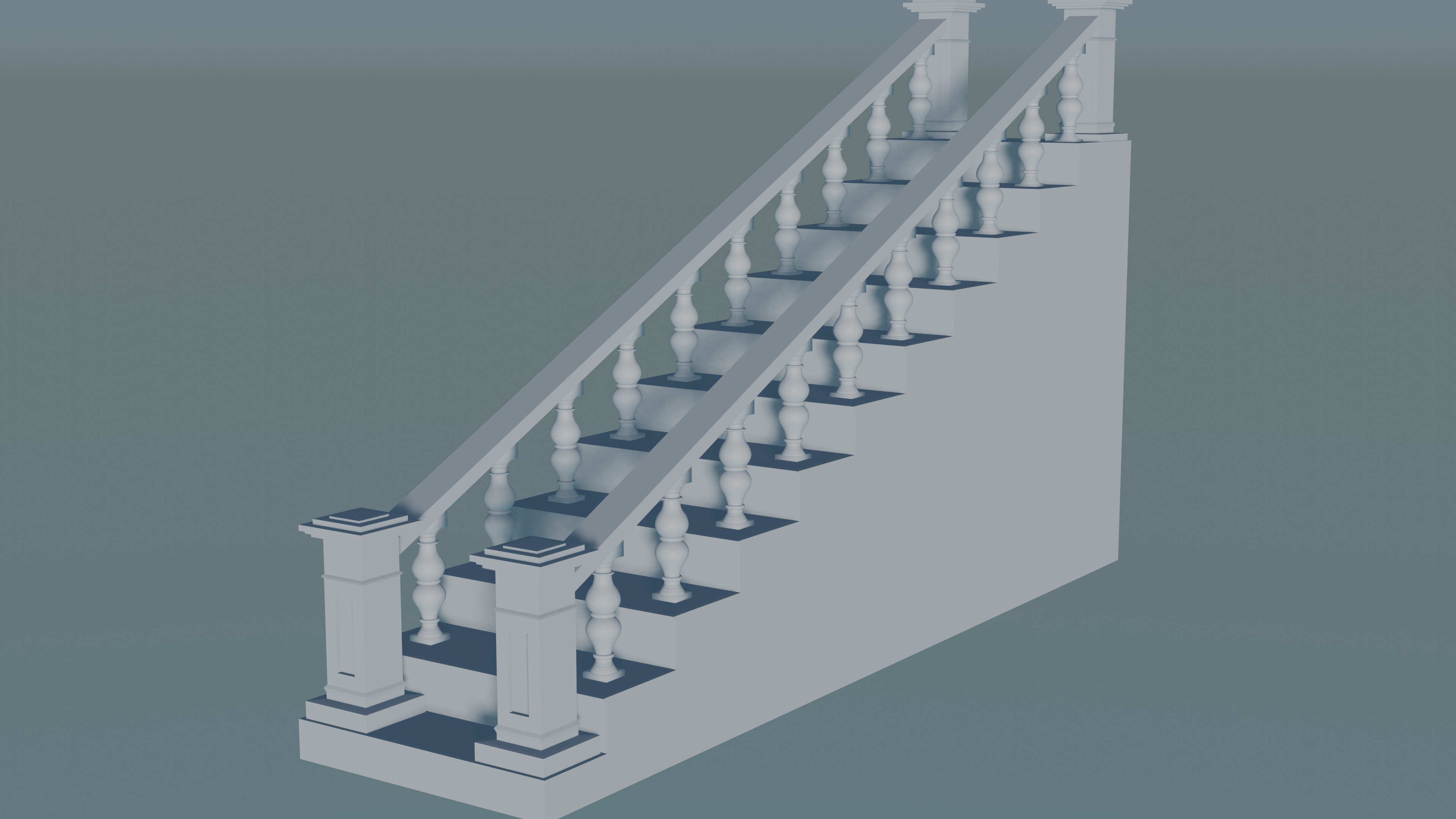 Staircase 3D print model_1
