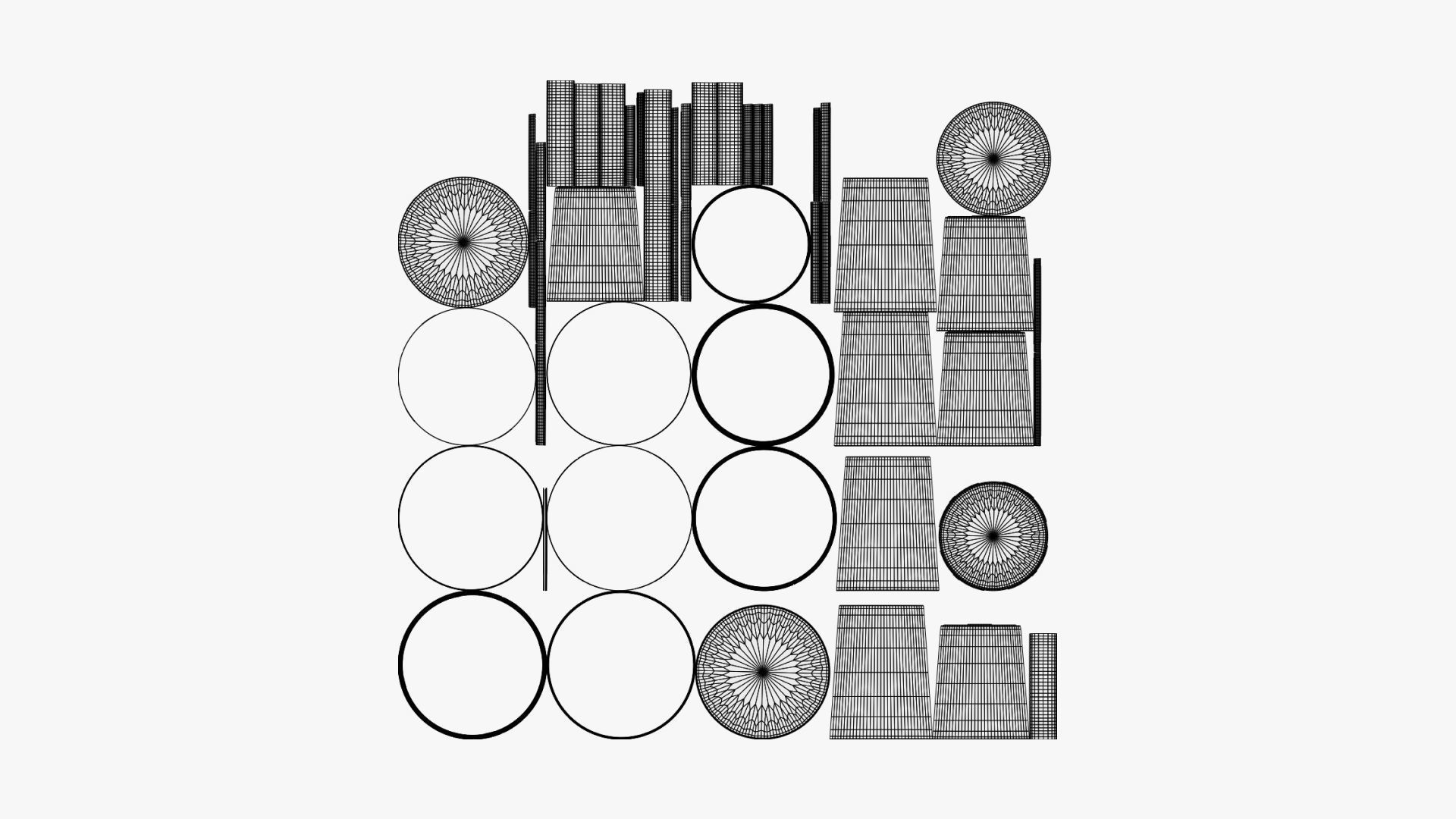 Basic Ice Cream Cup - Geometry Only No Textures No Materials 3D model_6