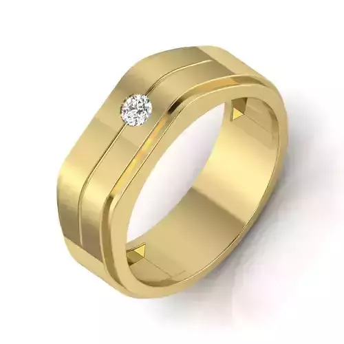 Women Diamond Ring 3dm STL  Render Details - PR-074 DIA
