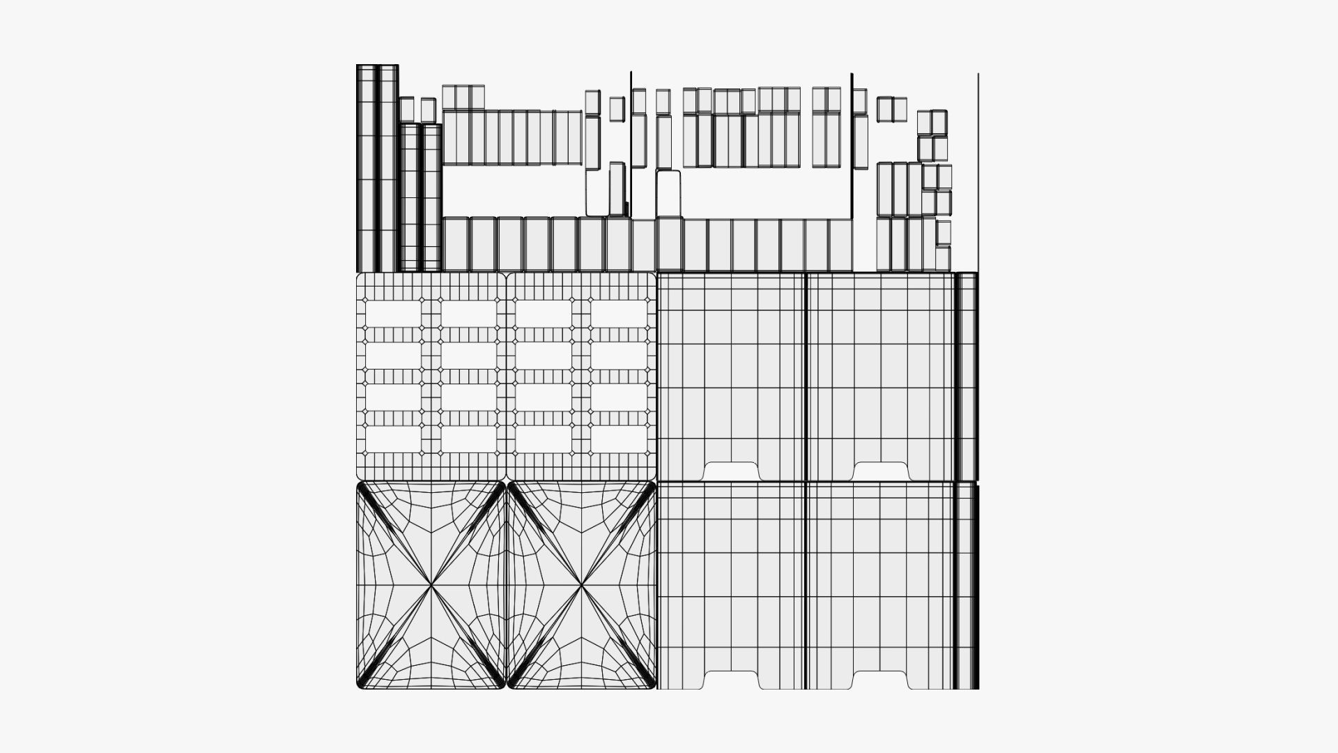 Basic Chewing Gum - Geometry Only No Textures No Materials 3D model_6