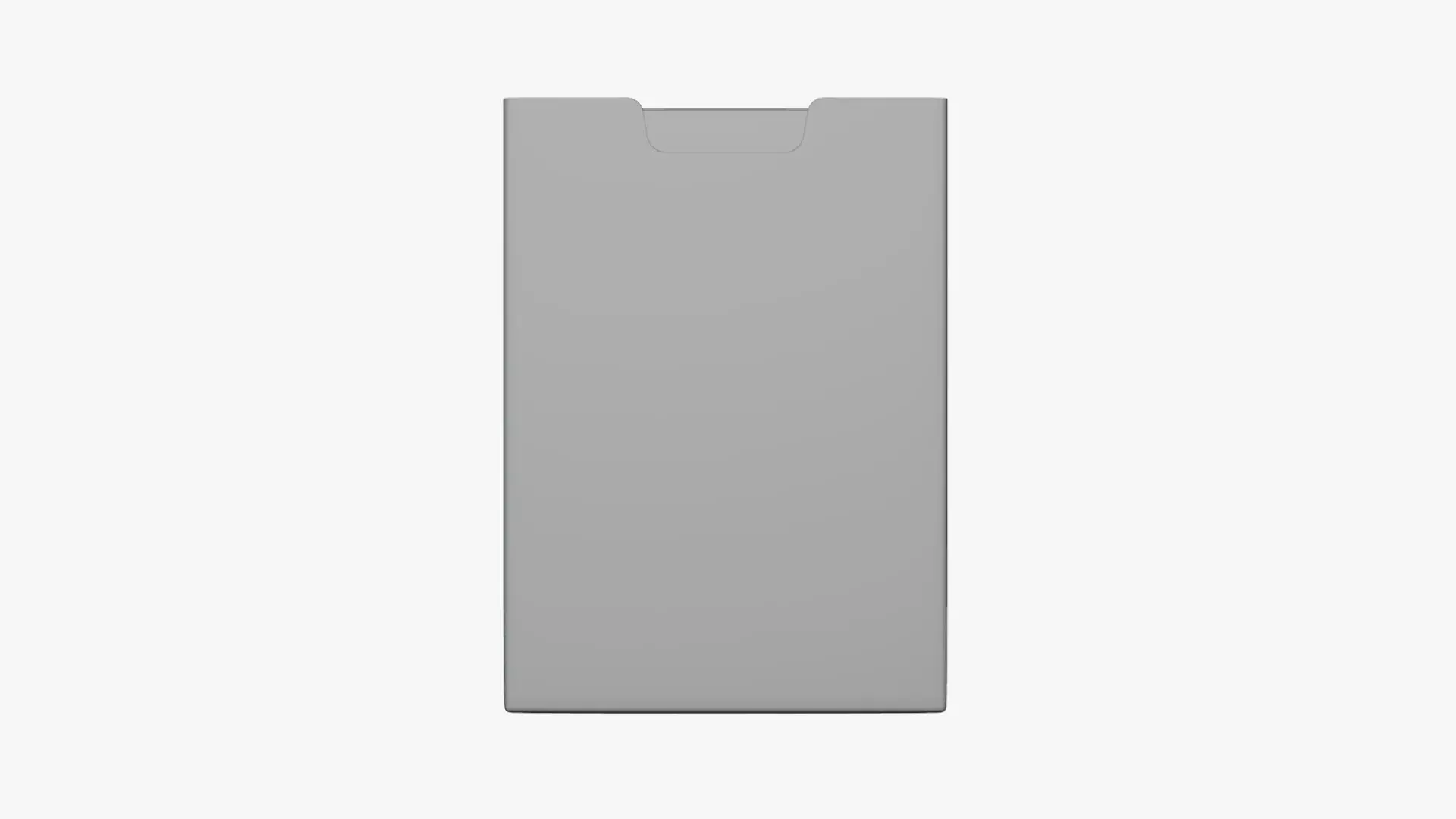 Basic Chewing Gum - Geometry Only No Textures No Materials 3D model_0