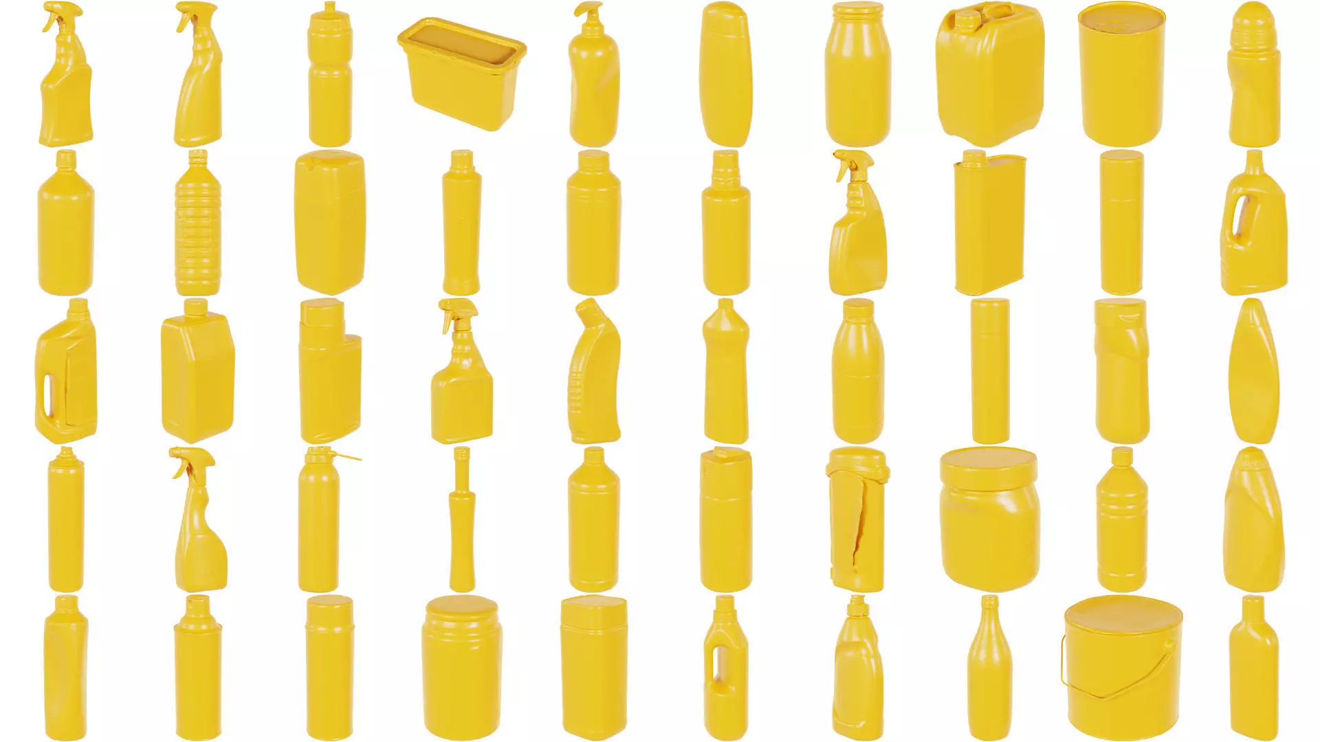 50 Spray Bottle Can and Container Superbundle 3D Model Collection_0