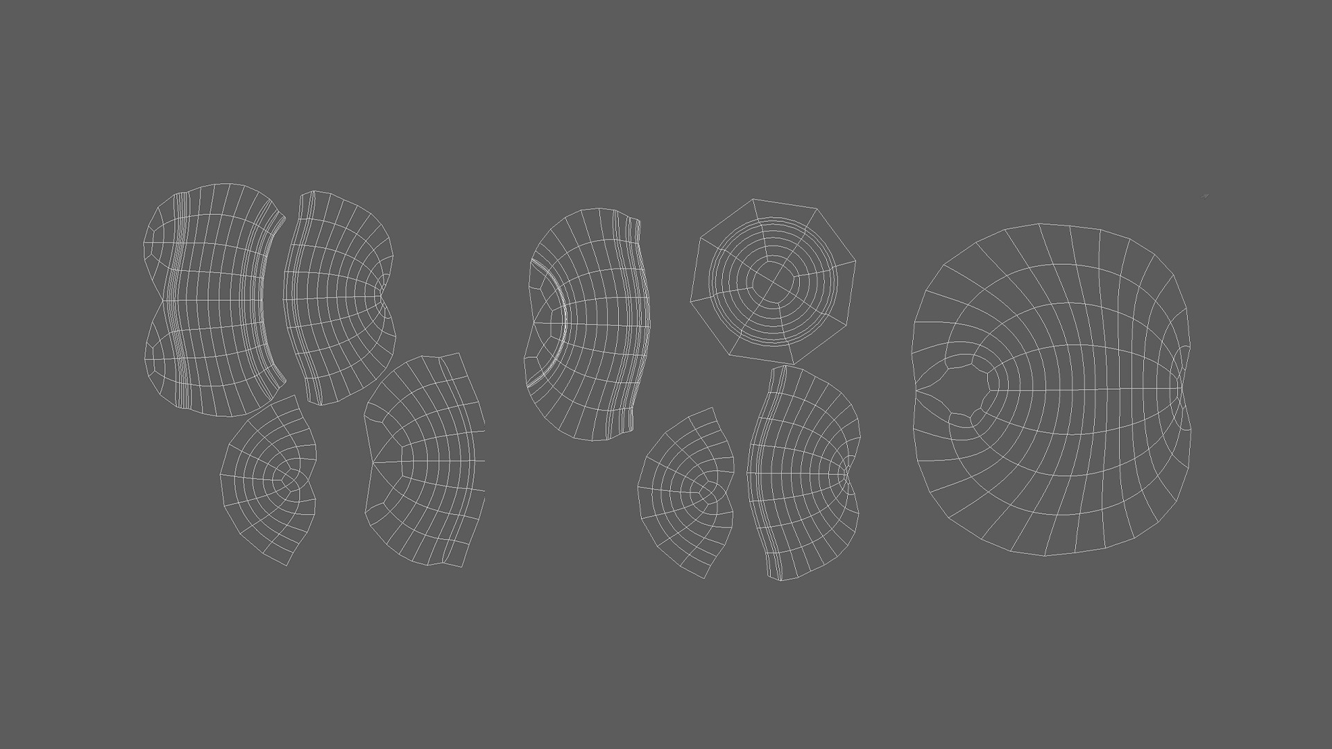 Russian Matryoshka Low-poly 3D model_6