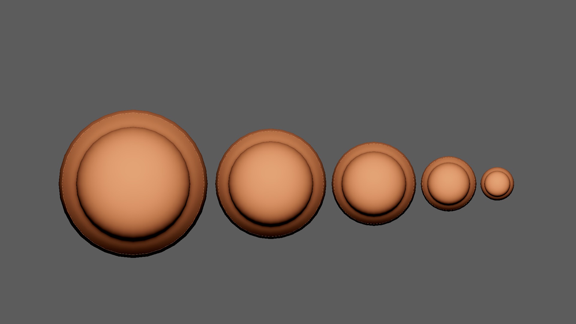 Russian Matryoshka Low-poly 3D model_2