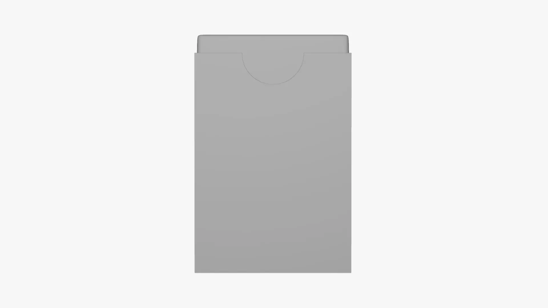 Basic Box Slide Package - Geometry Only No Textures No Materials 3D model_0