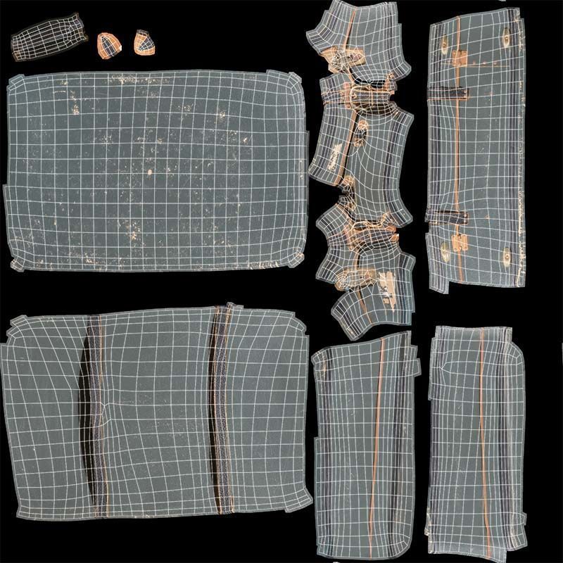 12 Vintage Suitcase Superbundle 3D Model Collection_18