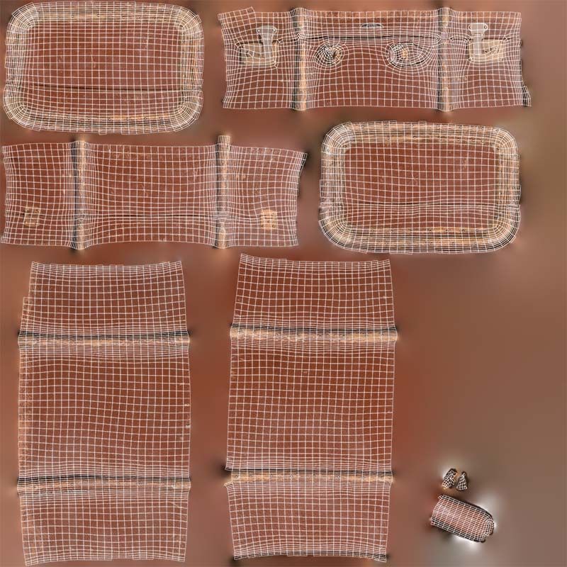 12 Vintage Suitcase Superbundle 3D Model Collection_21