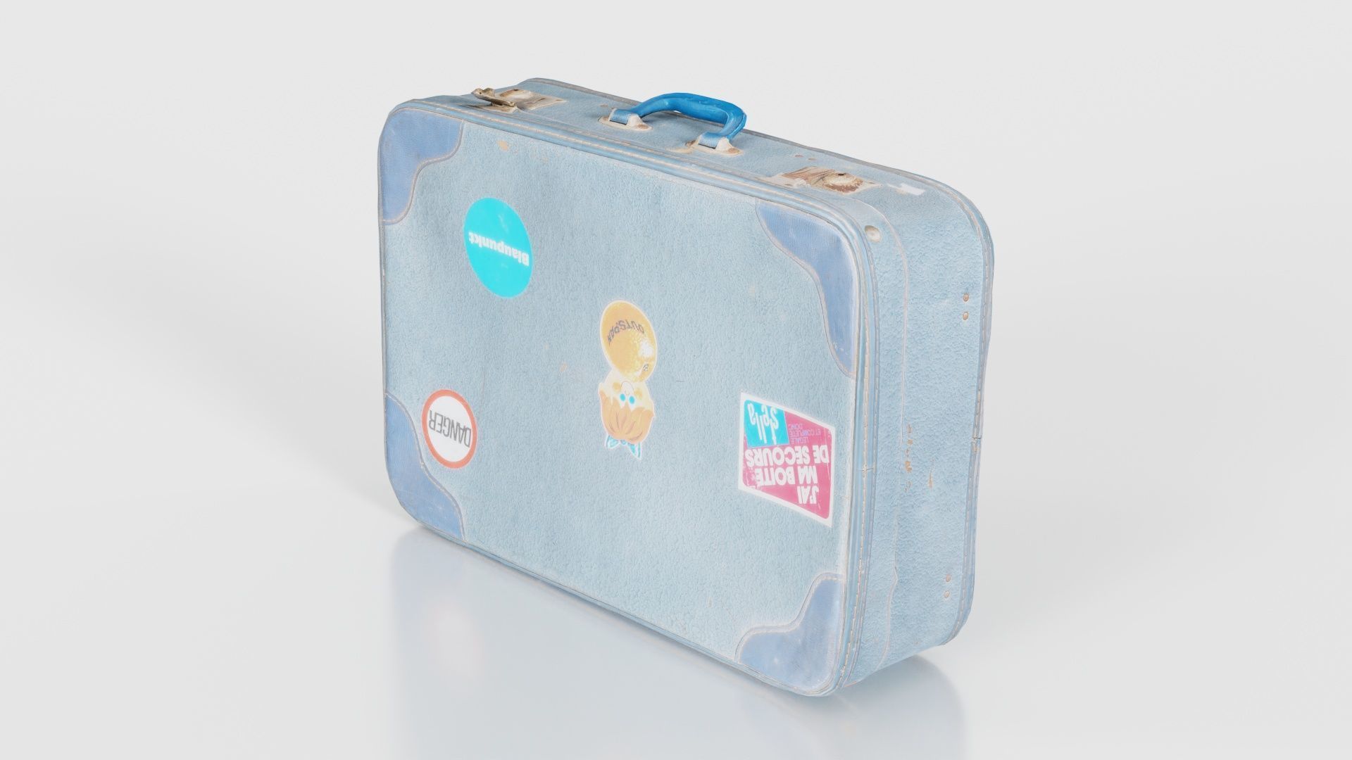 12 Vintage Suitcase Superbundle 3D Model Collection_23