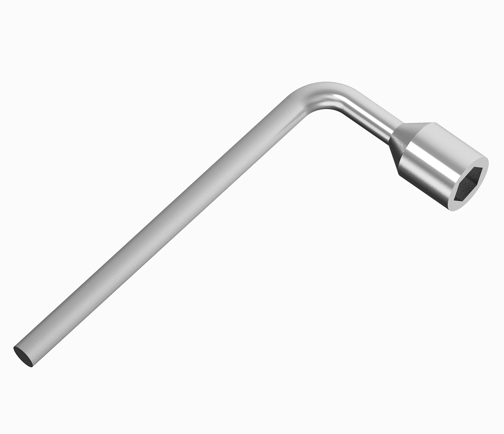 Truck Lug Wrench 3D print model_1