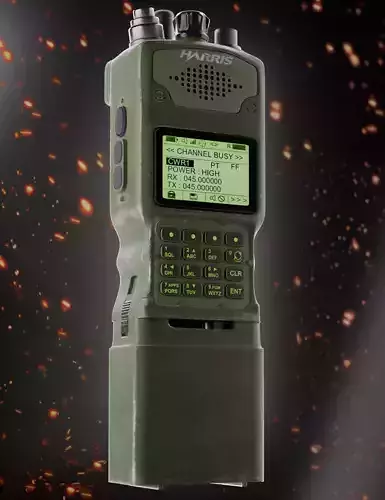 Harris Falcon Portable Radio High-poly