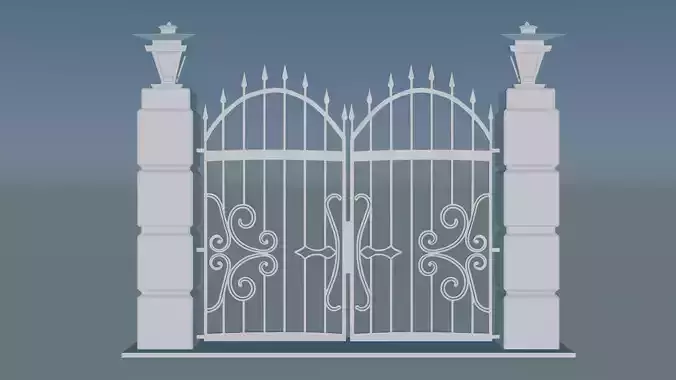 Gateway Exterior Gate Design 3D print model