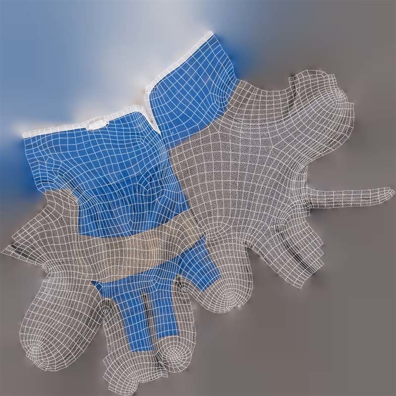 53 Workwear and Gardening Gloved Hand Superbundle 3D Model Collection_15