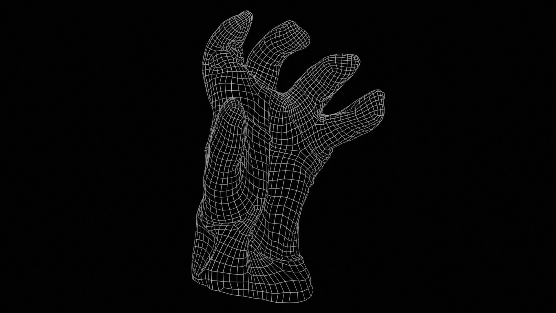 53 Workwear and Gardening Gloved Hand Superbundle 3D Model Collection_12