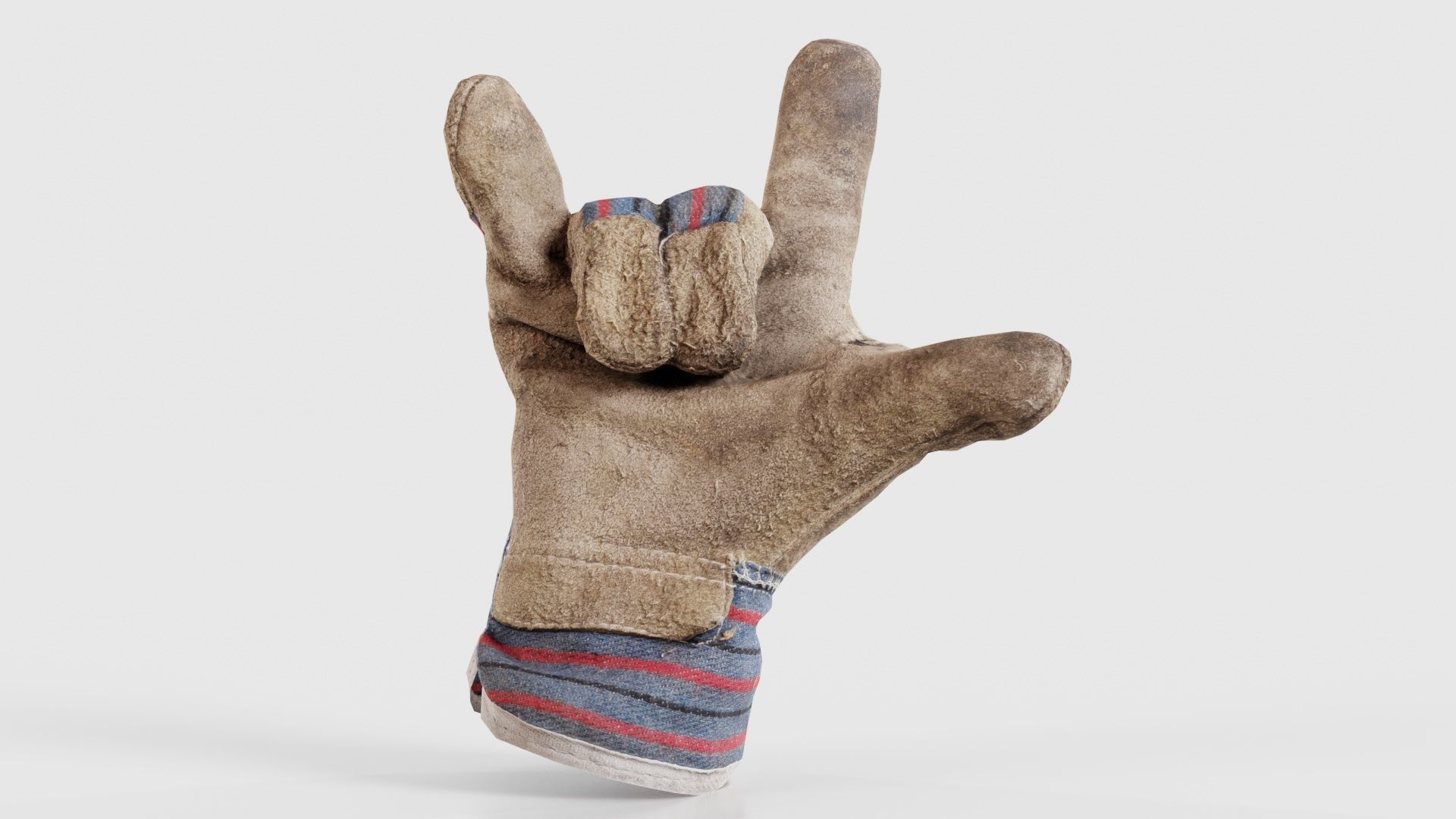 53 Workwear and Gardening Gloved Hand Superbundle 3D Model Collection_19