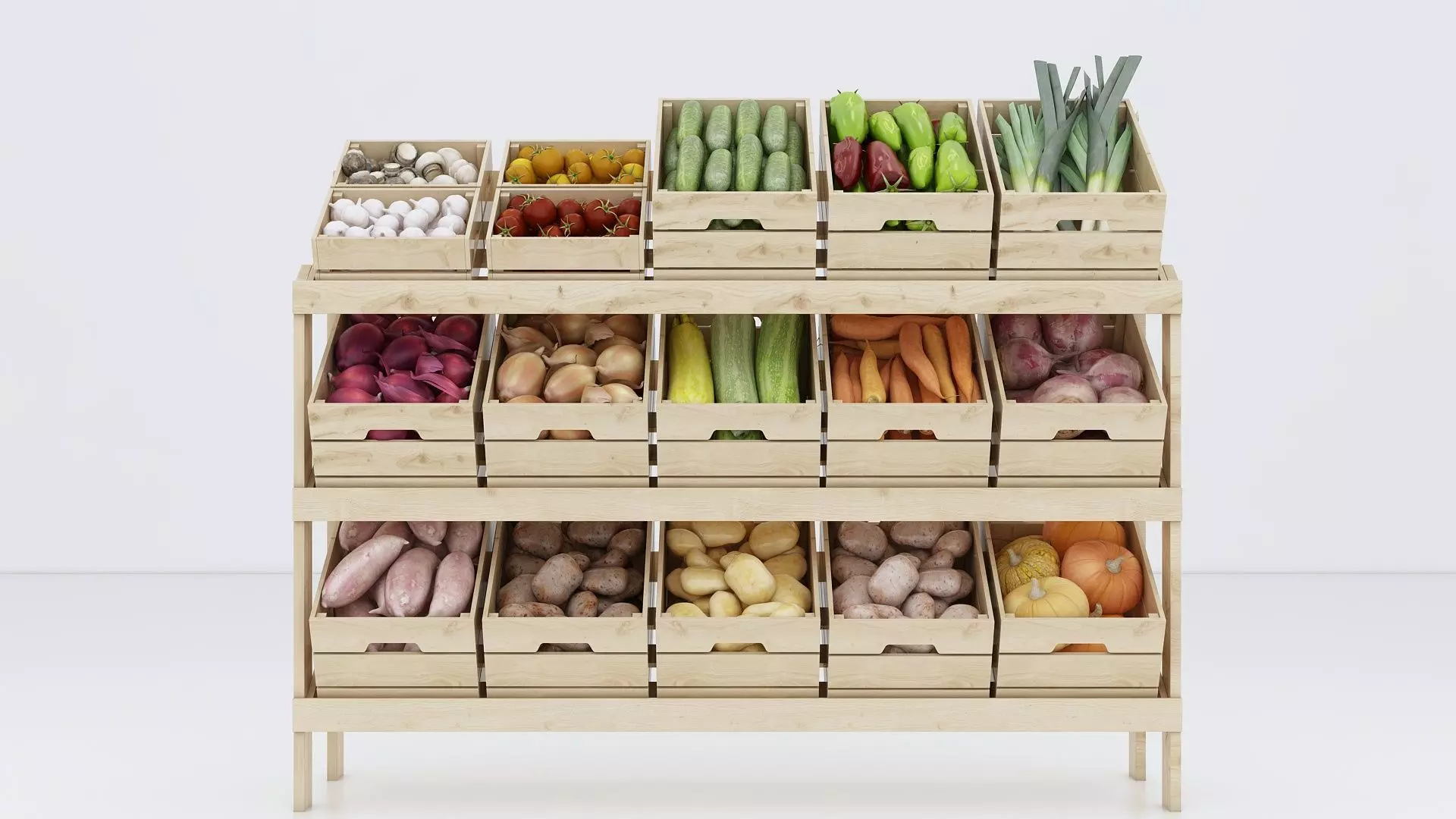 Fresh Vegetables 3D model_0