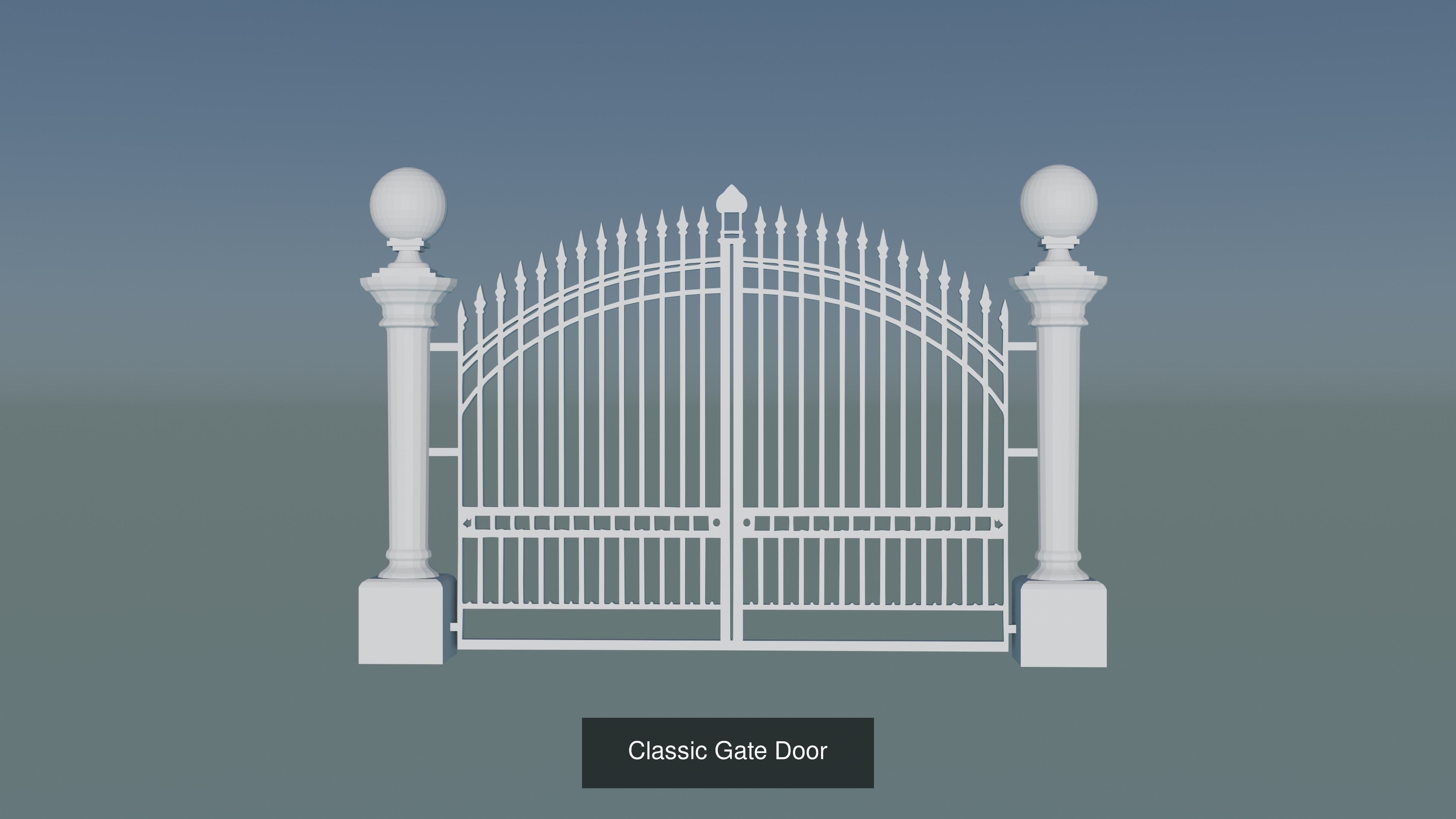 Gateway Exterior Gate 3D Model Collection_30