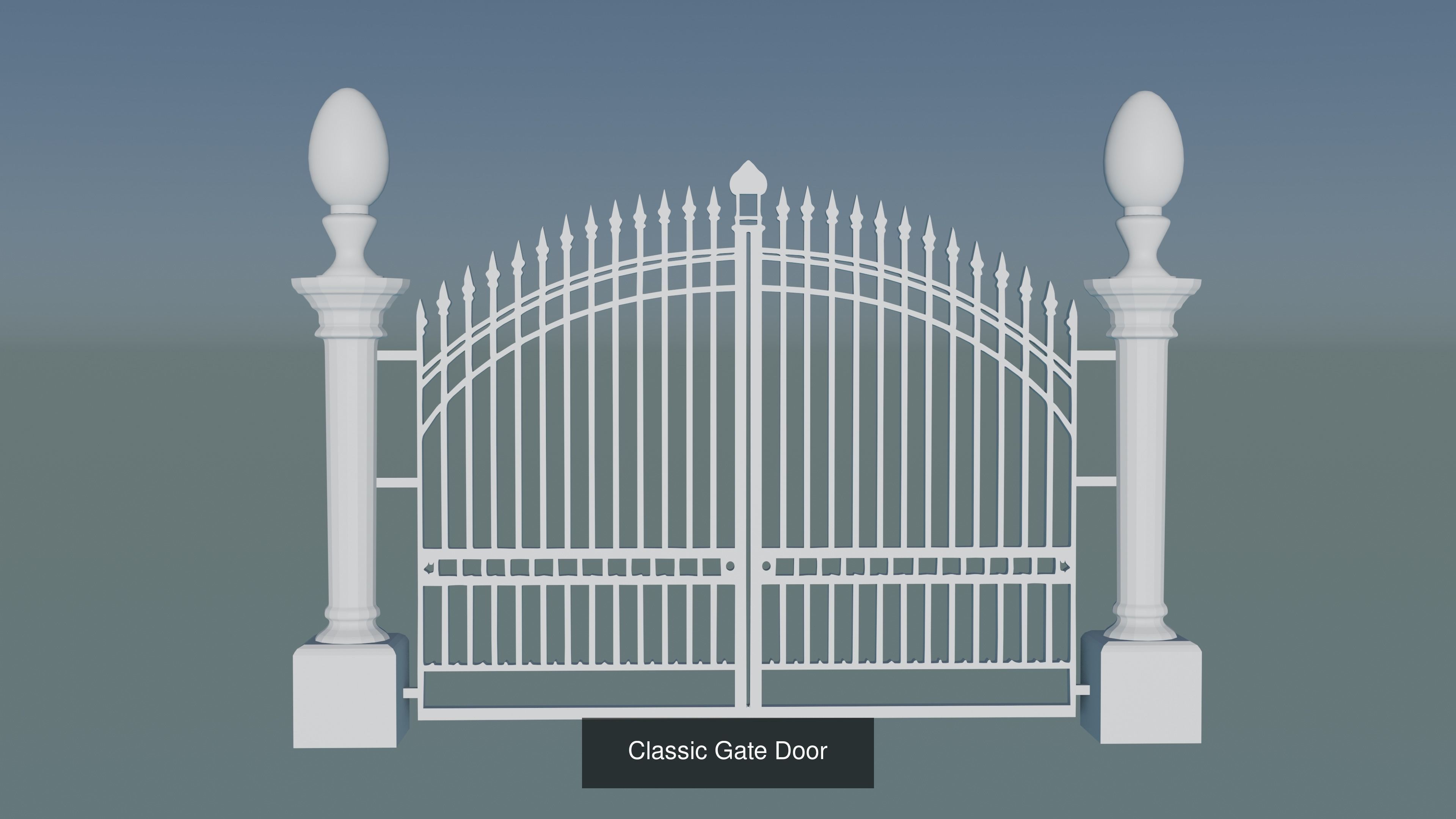 Gateway Exterior Gate 3D Model Collection_25
