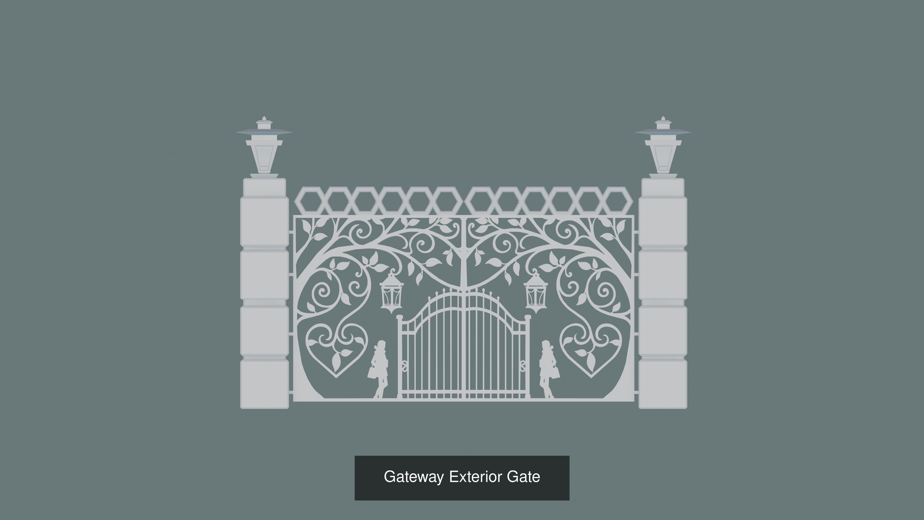 Gateway Exterior Gate 3D Model Collection_40