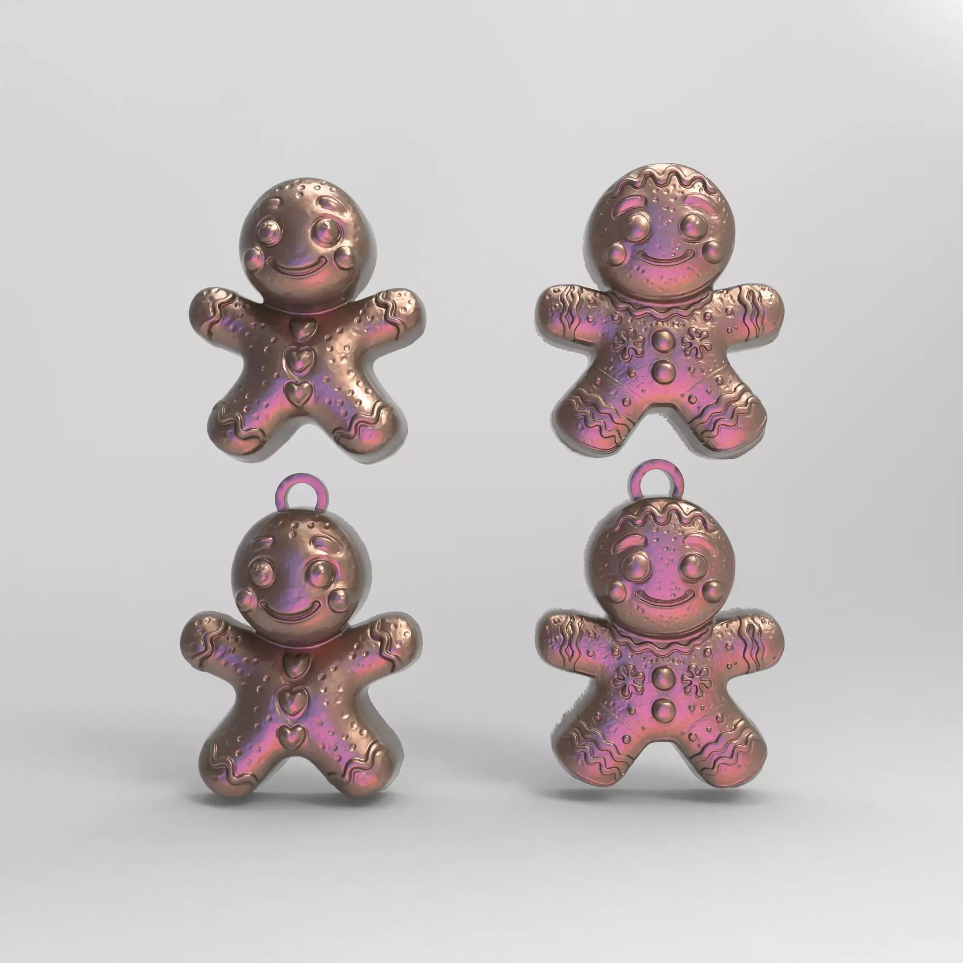 ginger bread boy decor 3D print model_0