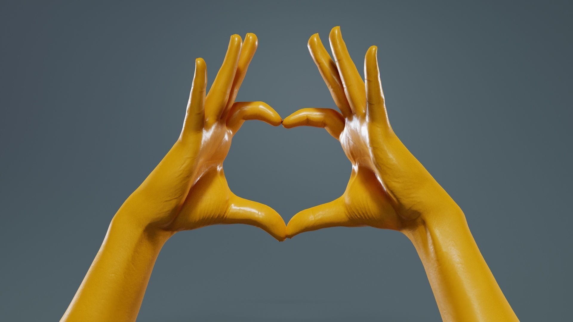 68 Male Hand Artistic and Sign Superbundle 3D Model Collection_5