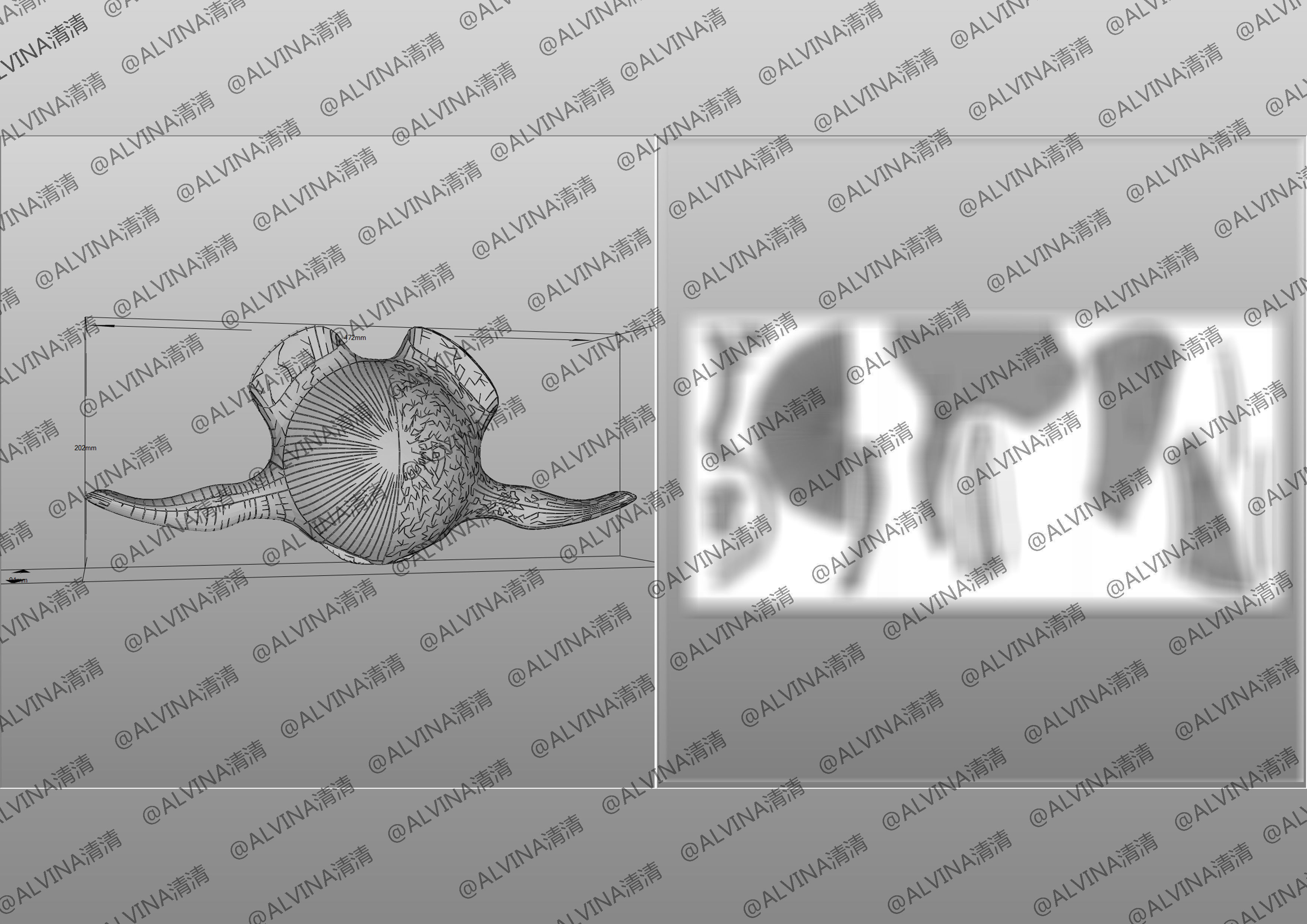 Claymore Armor - DIY Cosplay Pepakura Foam Template Low-poly 3D model_14