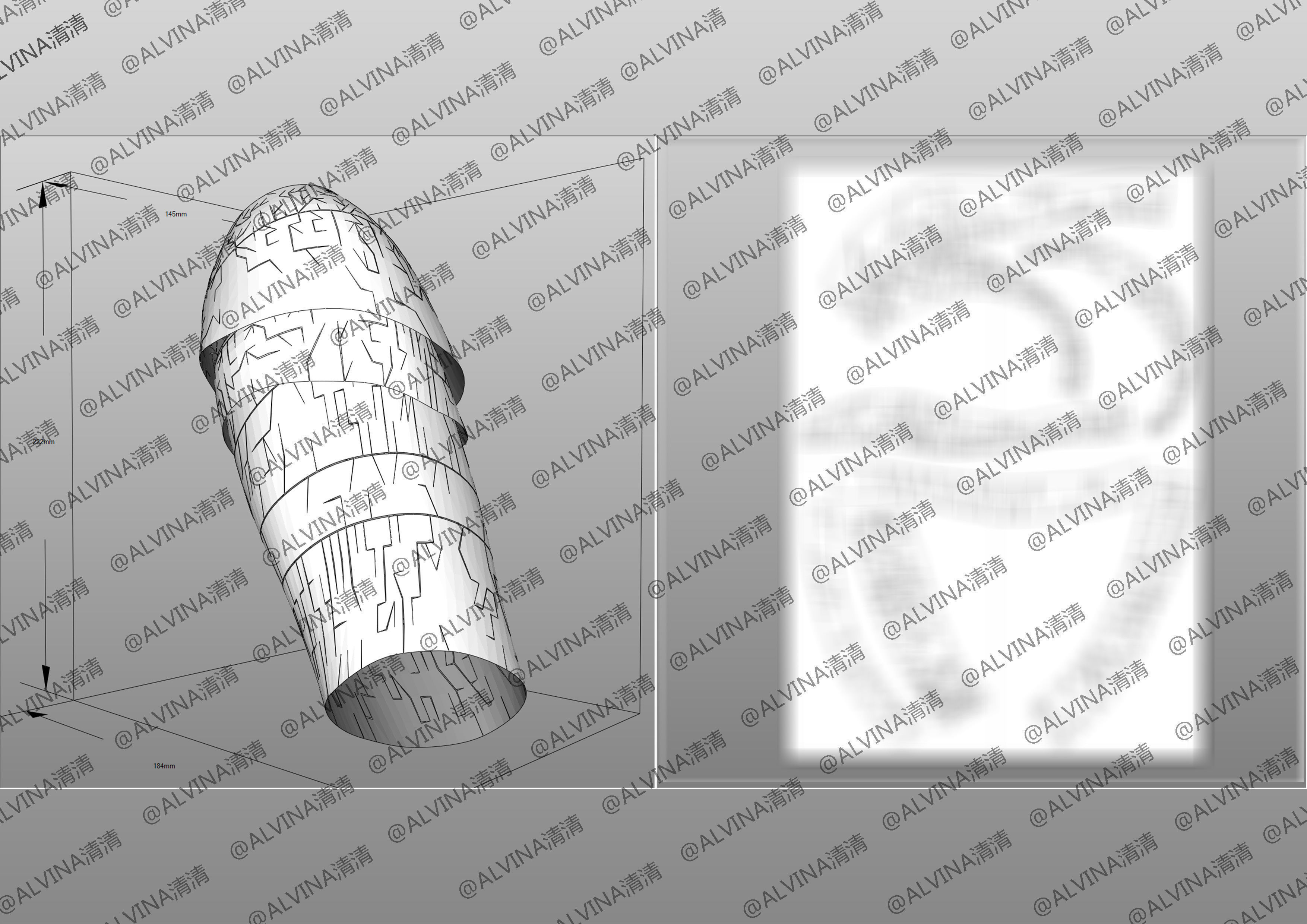 Claymore Armor - DIY Cosplay Pepakura Foam Template Low-poly 3D model_21