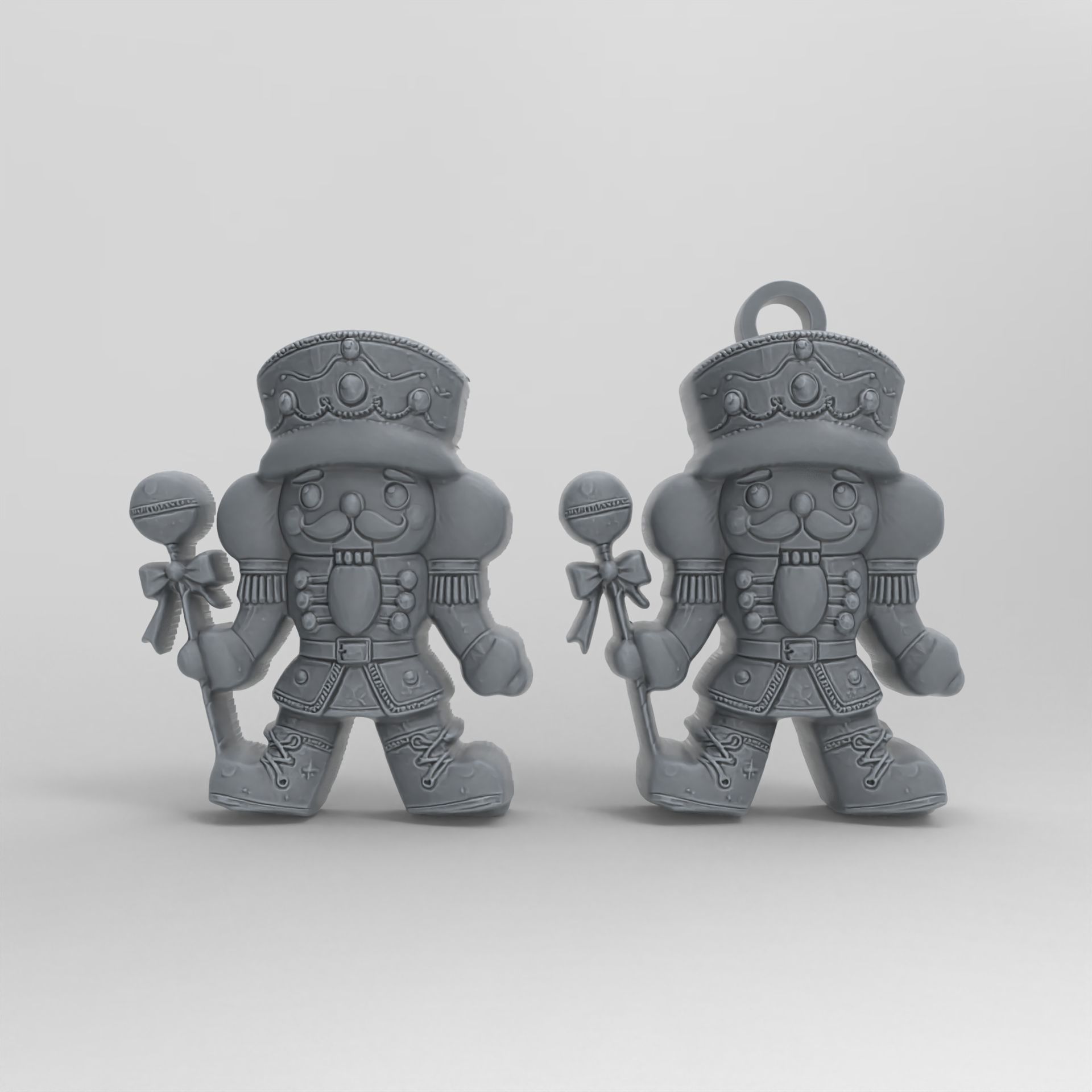 nutcracker decoration 3D print model_1