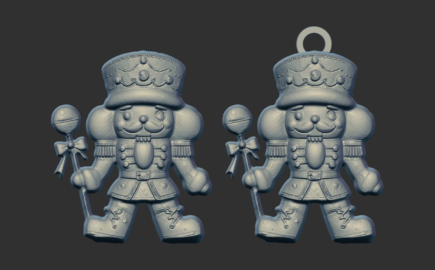 nutcracker decoration 3D print model_8