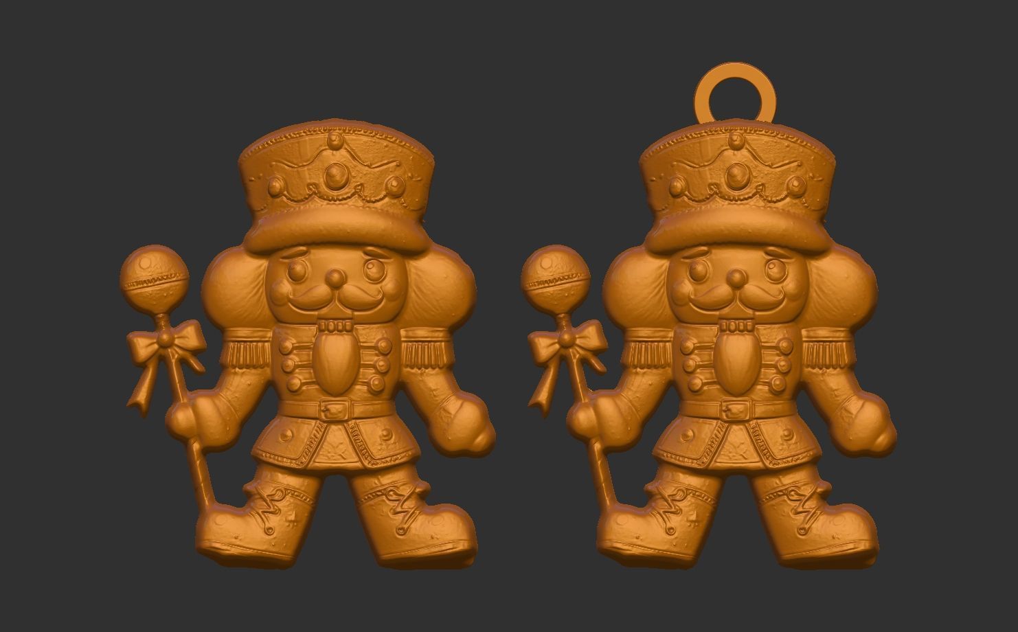 nutcracker decoration 3D print model_3
