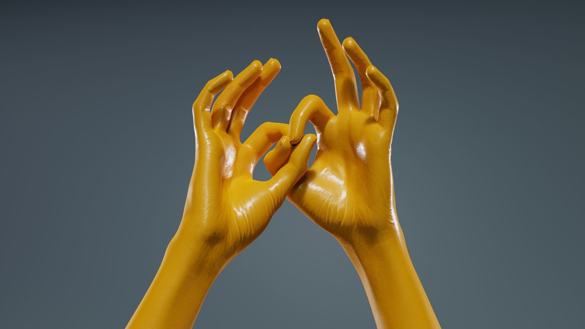 114 Female Hands Artistic and Sign Superbundle 3D Model Collection_6