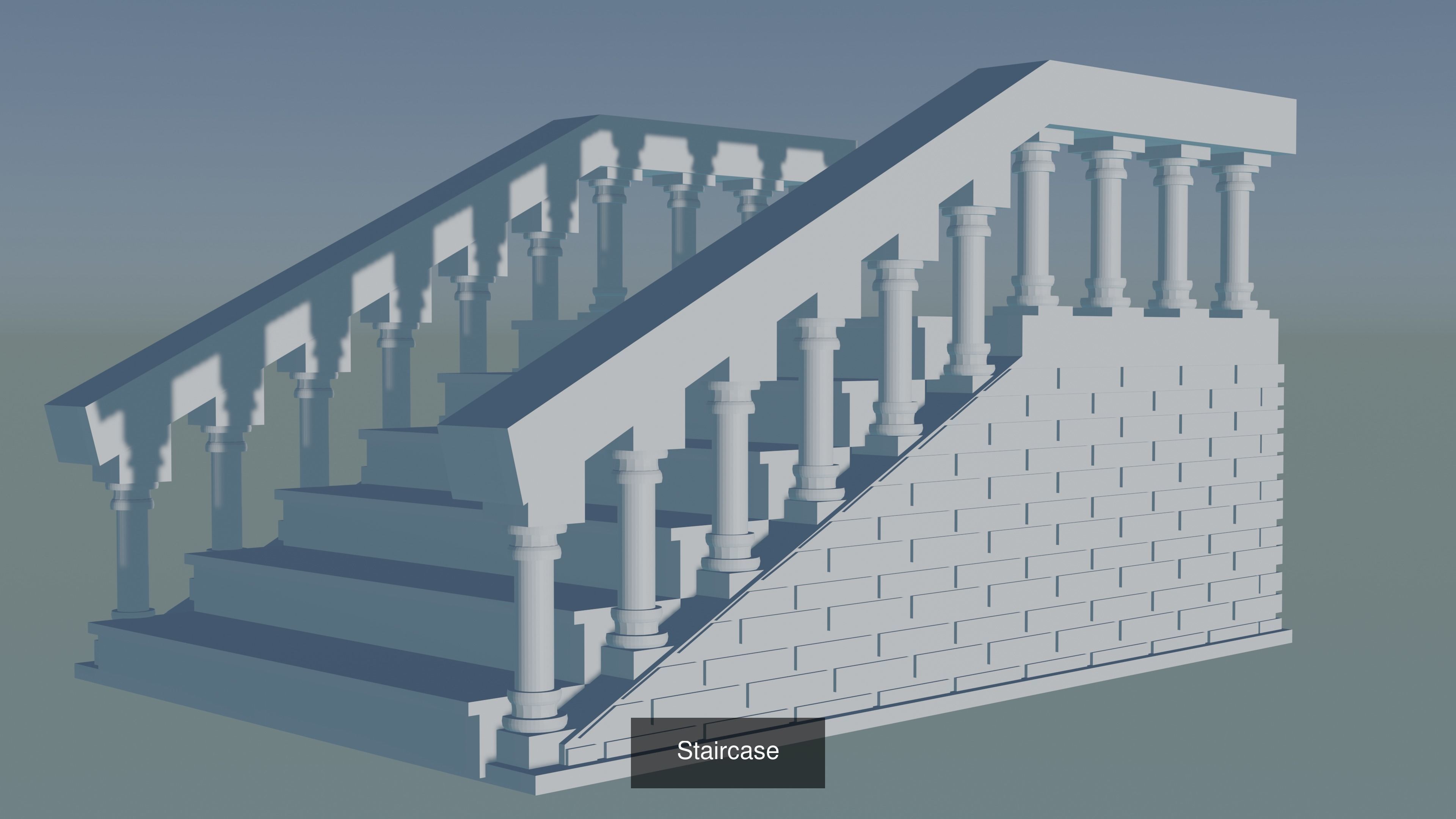 Staircase 3D Model Collection_18