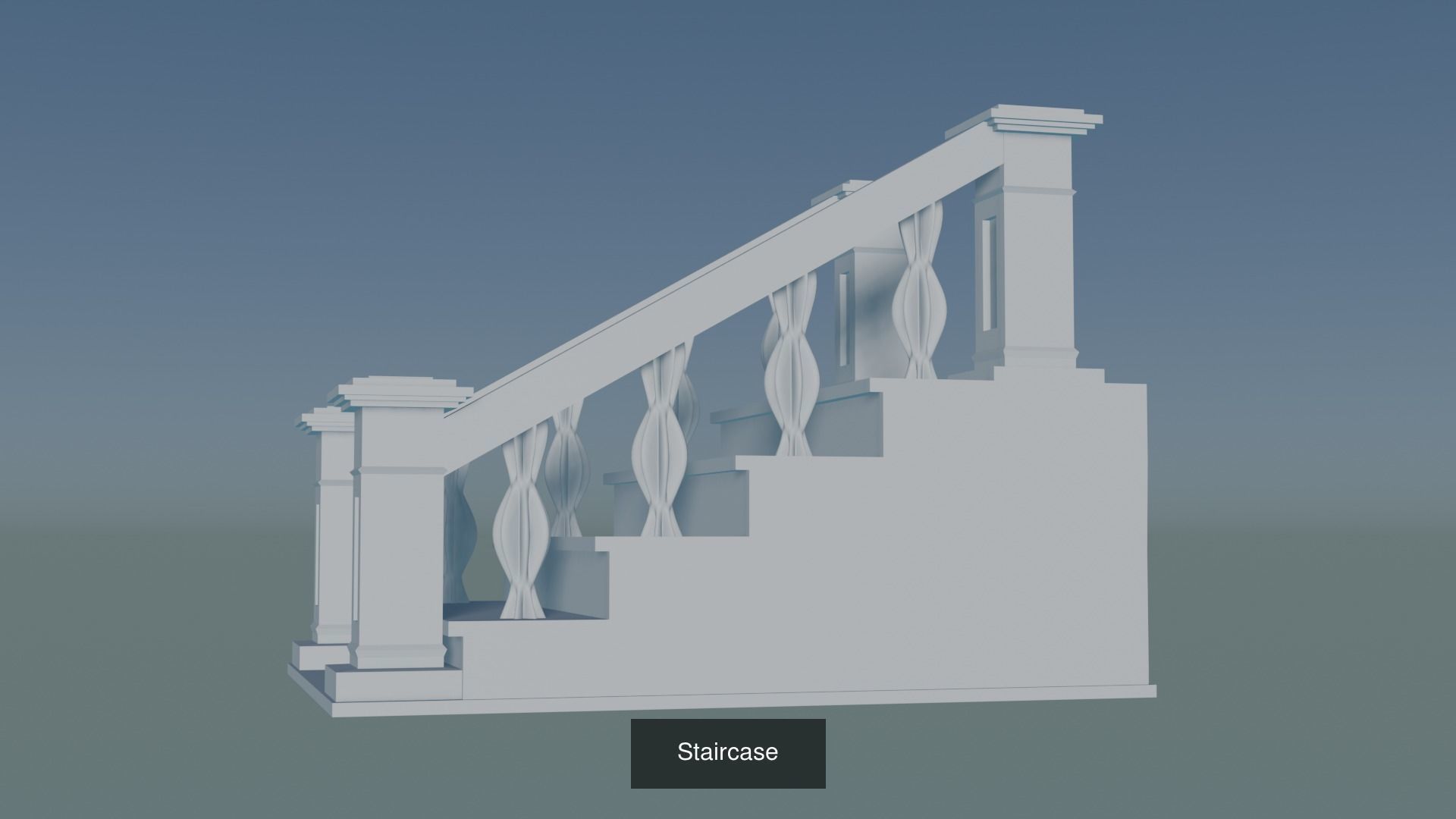 Staircase 3D Model Collection_10