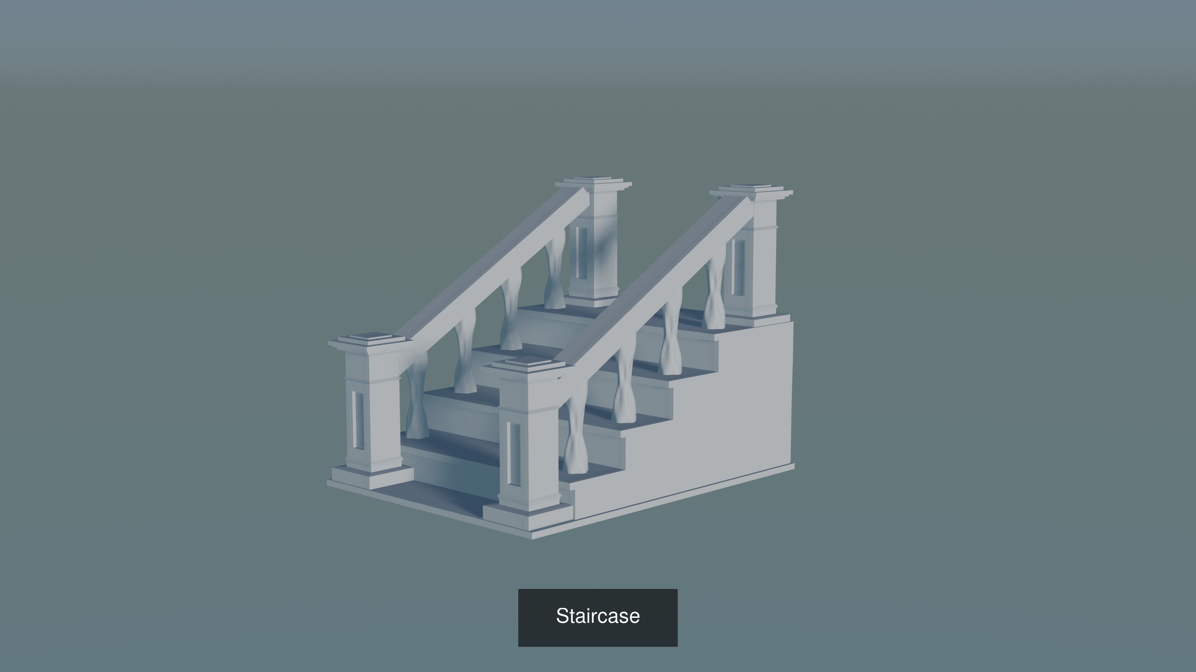 Staircase 3D Model Collection_15