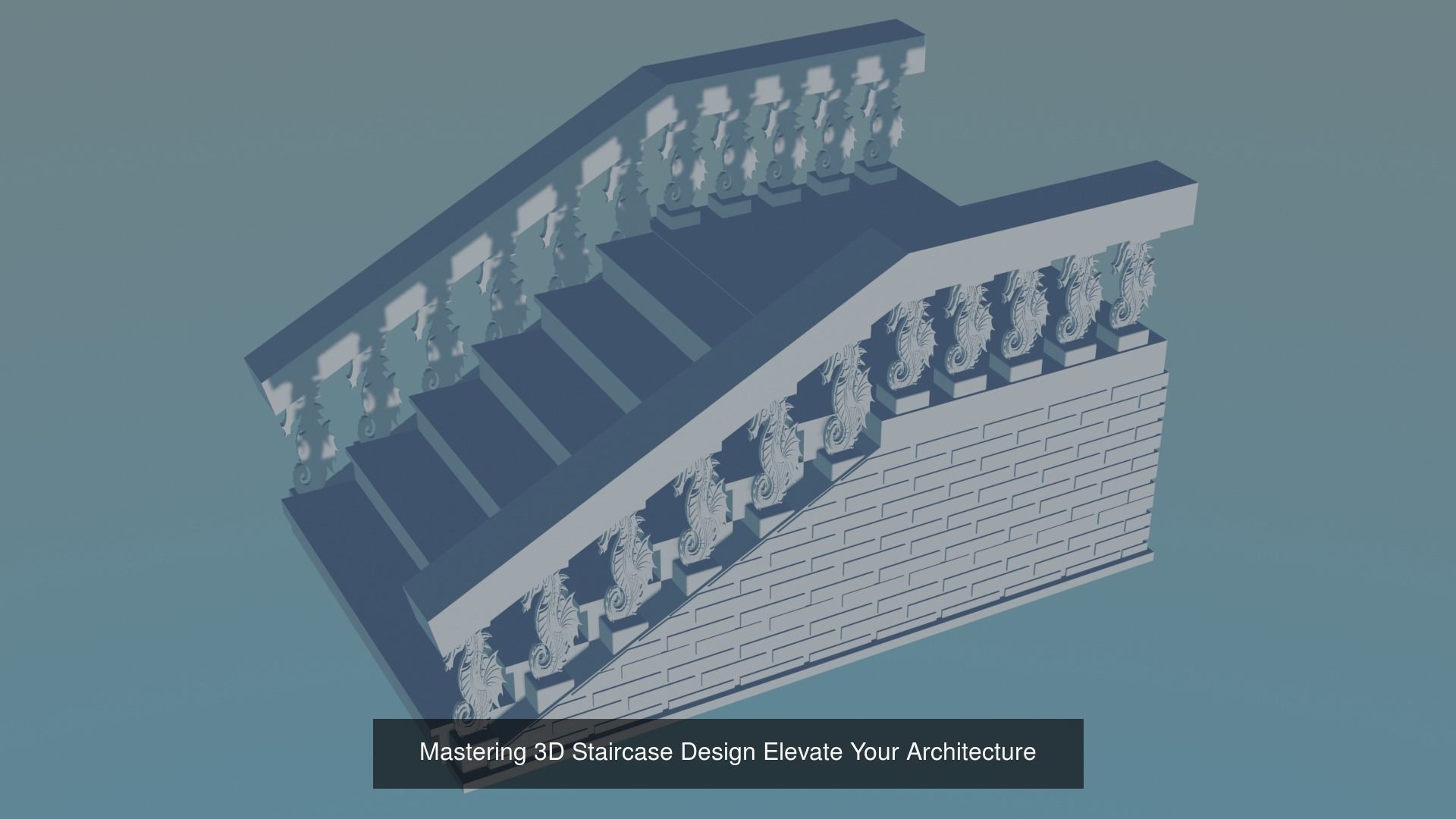 Staircase 3D Model Collection_5