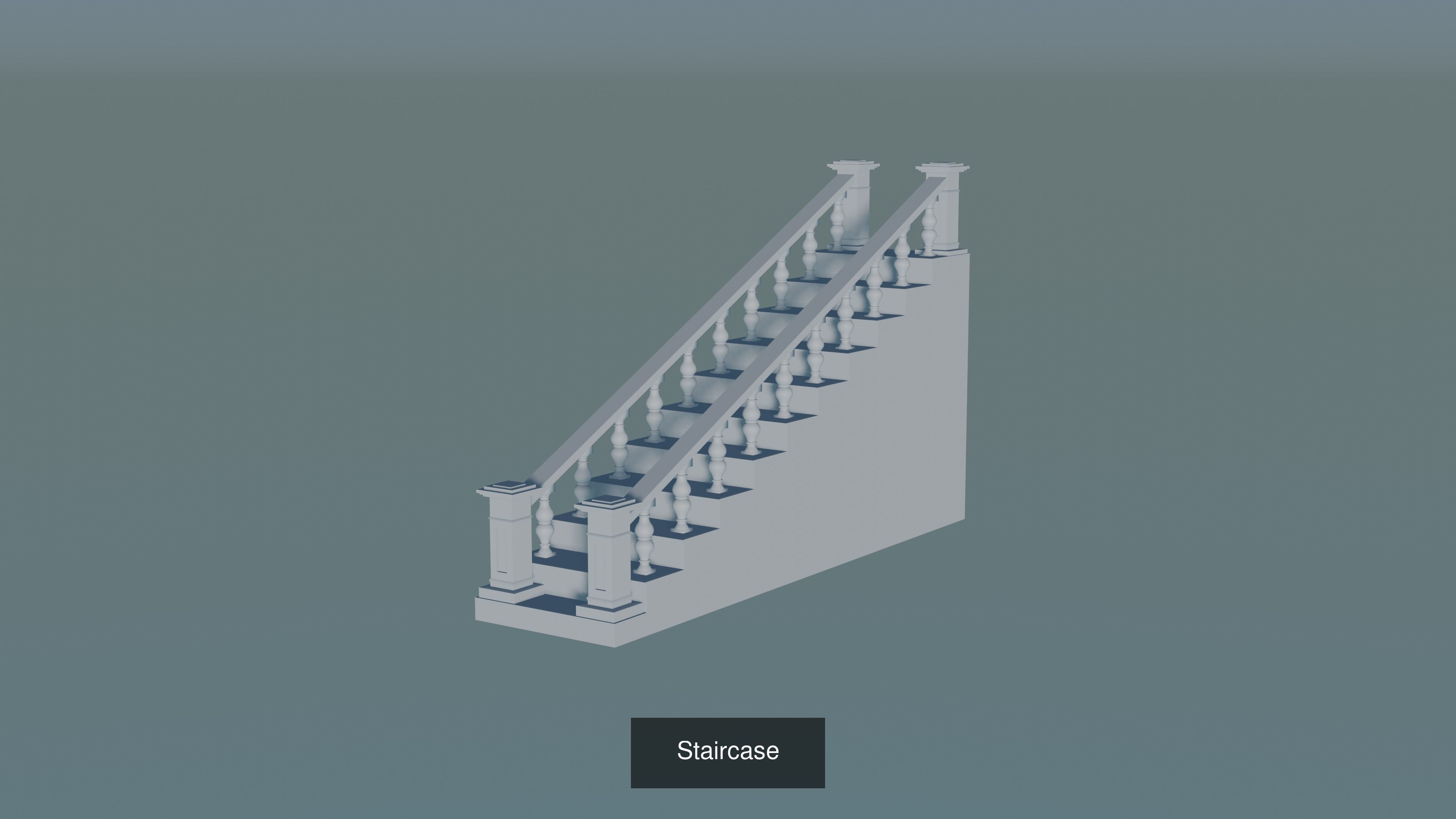 Staircase 3D Model Collection_21