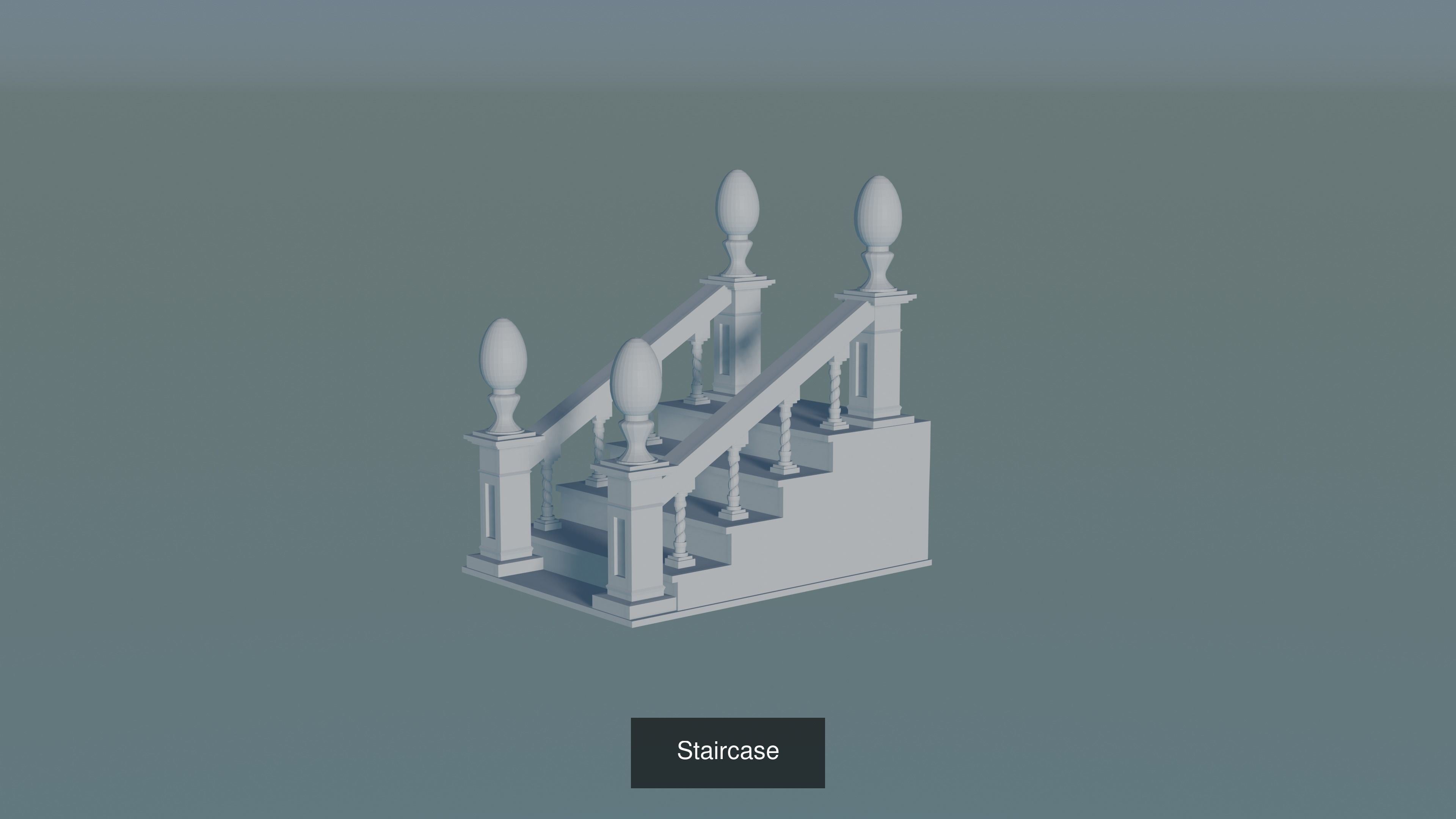 Staircase 3D Model Collection_11