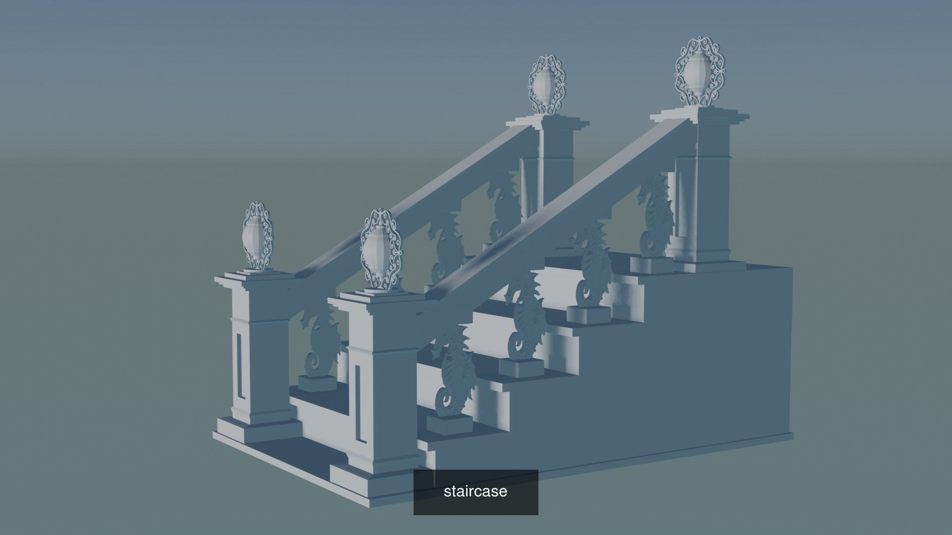 Staircase 3D Model Collection_9
