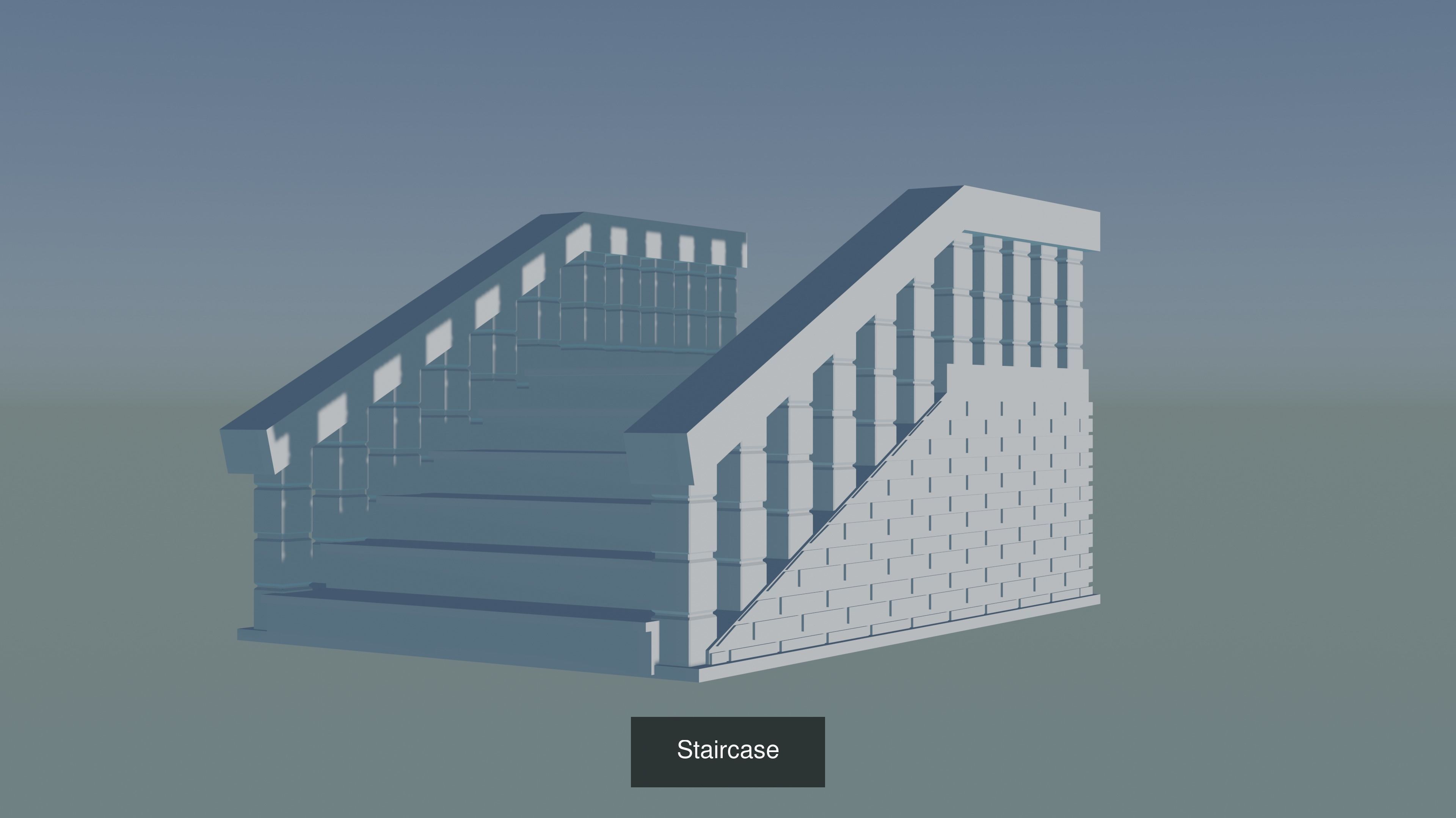 Staircase 3D Model Collection_19