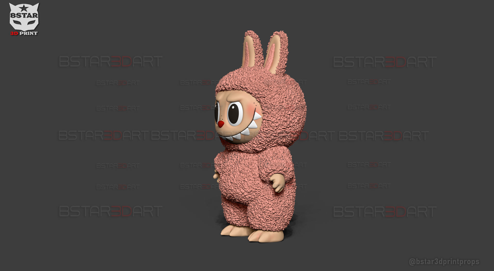 Labubu Monster Original High Quality - Pop Mart Toys 3D print model_14