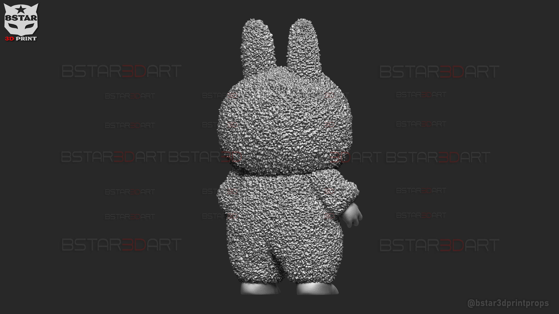 Labubu Monster Original High Quality - Pop Mart Toys 3D print model_11