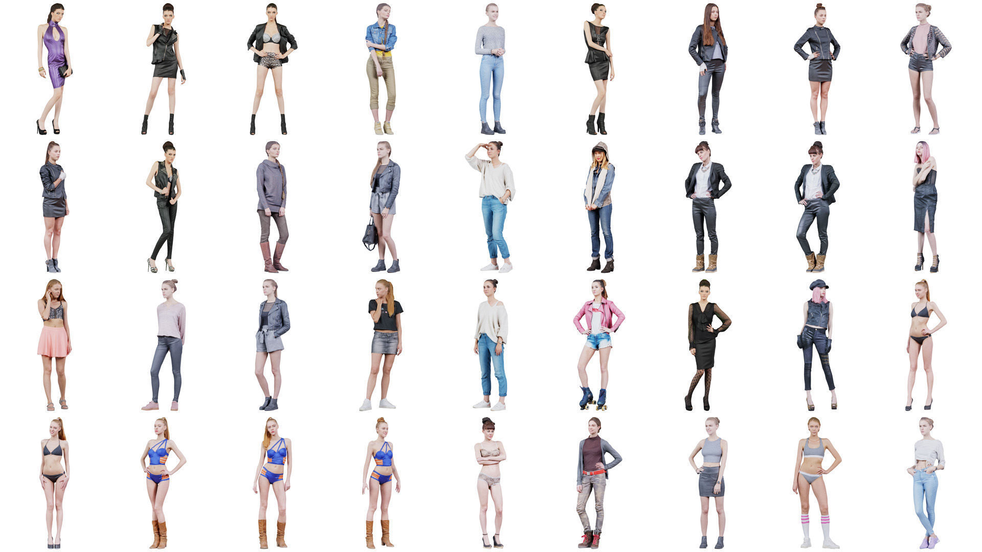 287 Woman Superbundle 3D Model Collection_2