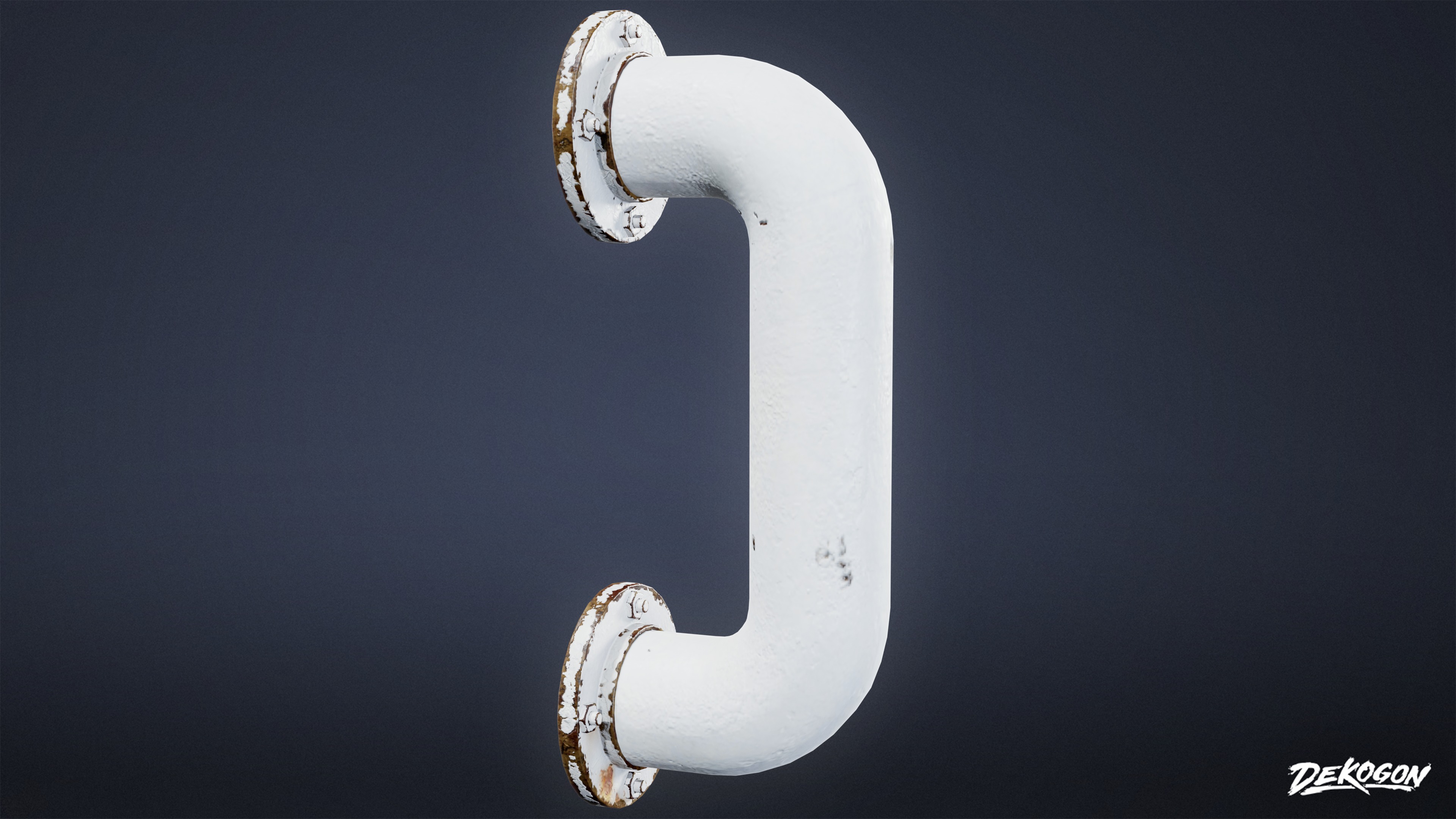 BUILDINGS - Pipe Set 02 - LOW POLY AND NANITE Low-poly 3D model_13