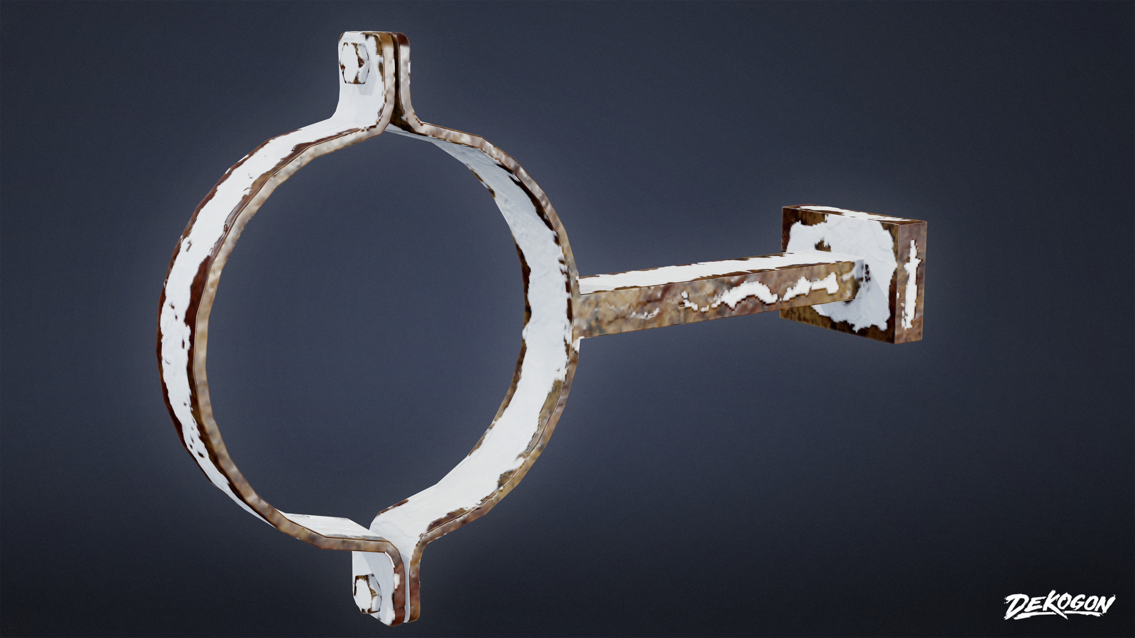 BUILDINGS - Pipe Set 02 - LOW POLY AND NANITE Low-poly 3D model_4