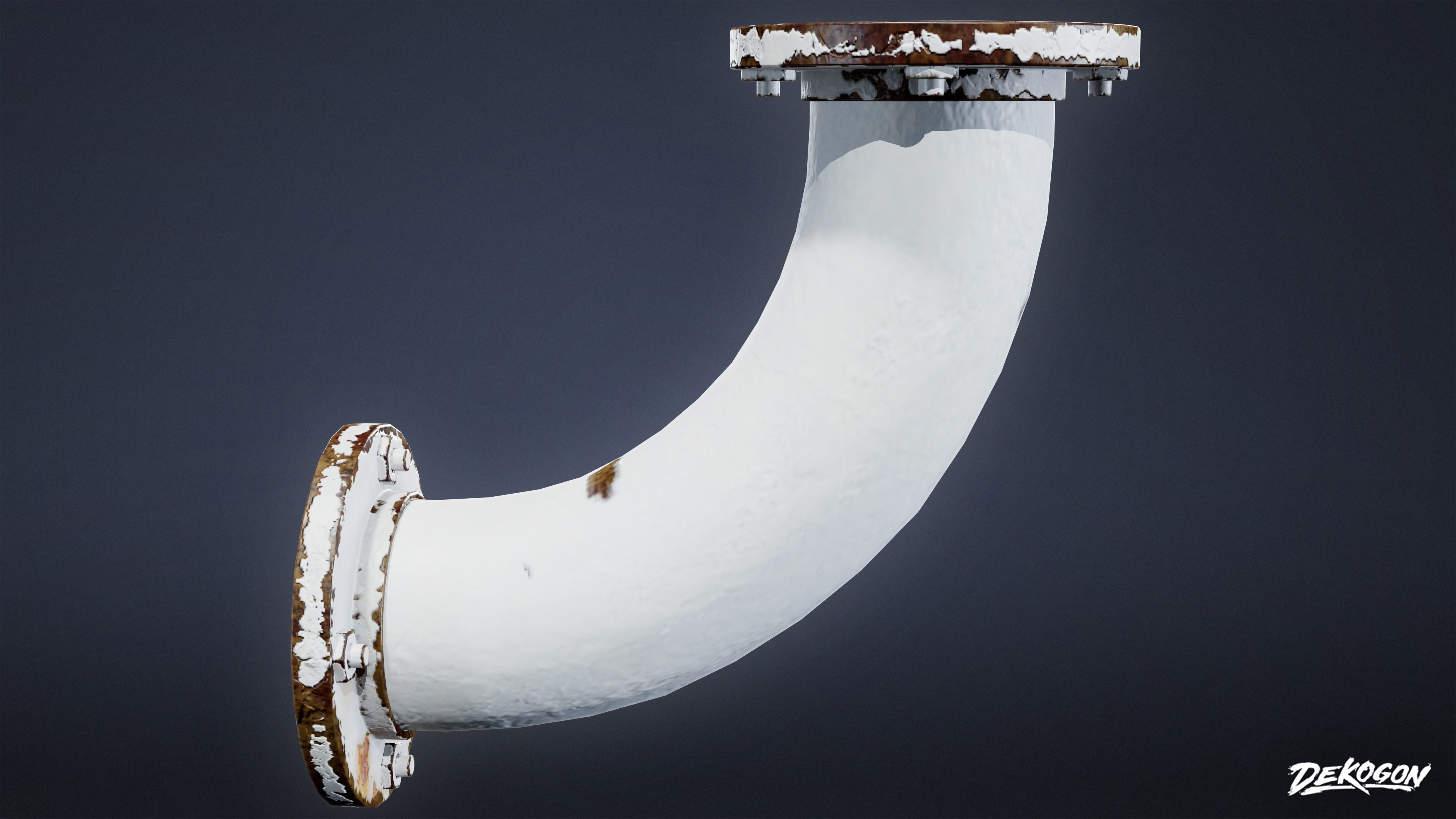 BUILDINGS - Pipe Set 02 - LOW POLY AND NANITE Low-poly 3D model_8