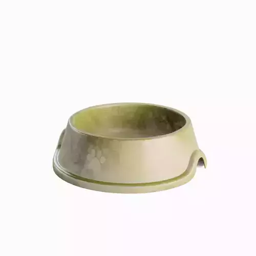 Used Metal Dog Bowl 05