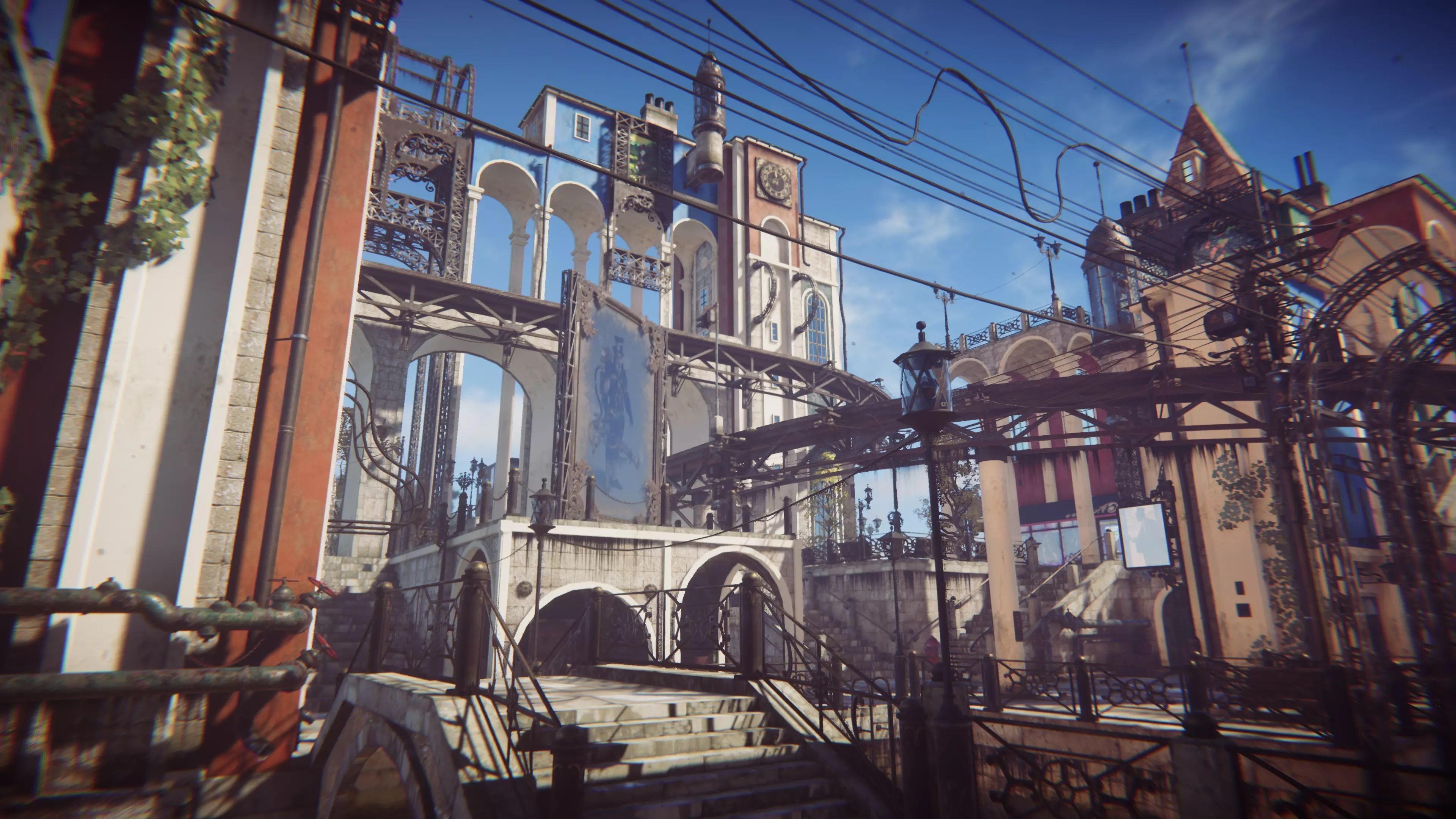 steampunk - Steam City Low-poly 3D model_6